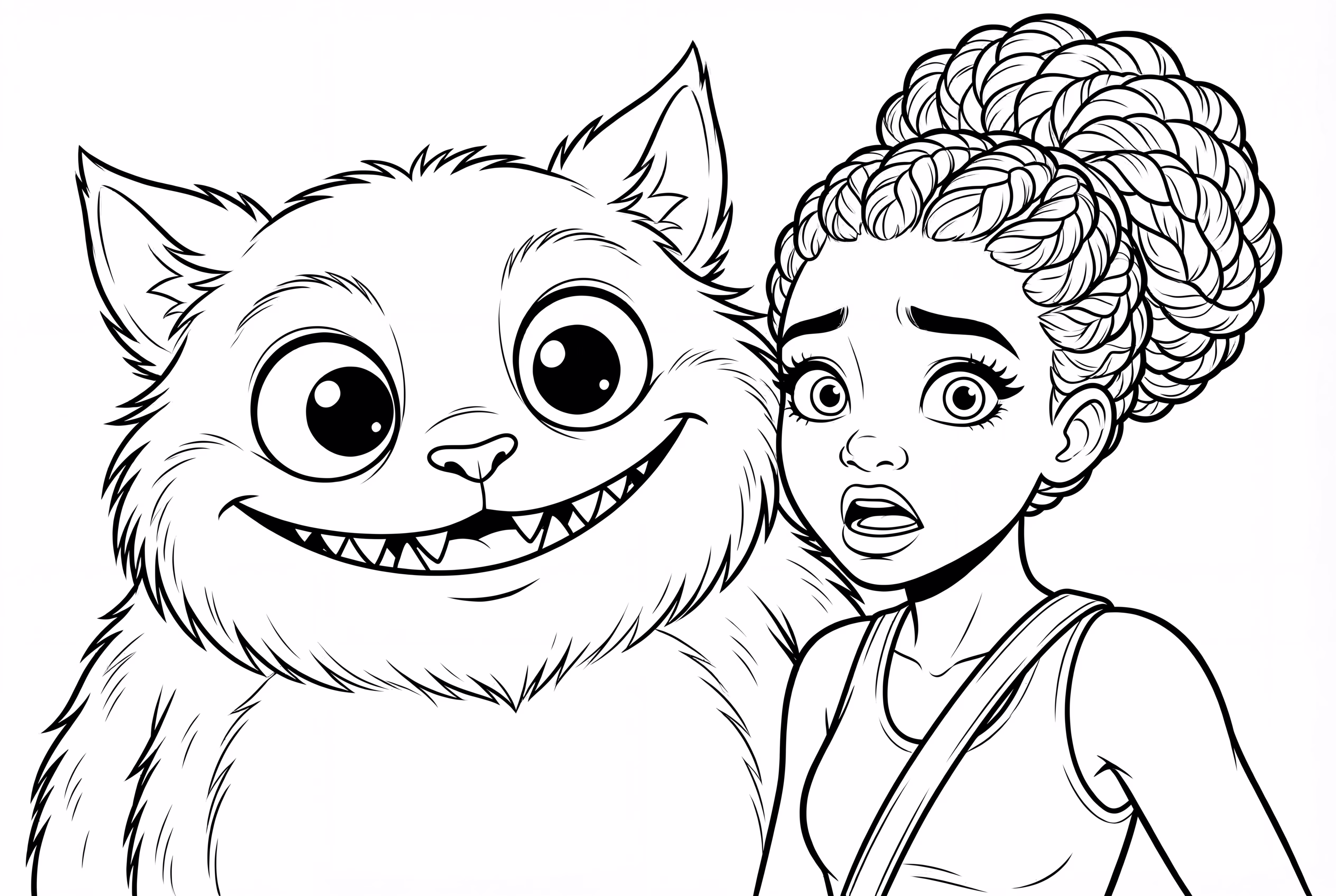 Rumi com o Bichinho do Jinu