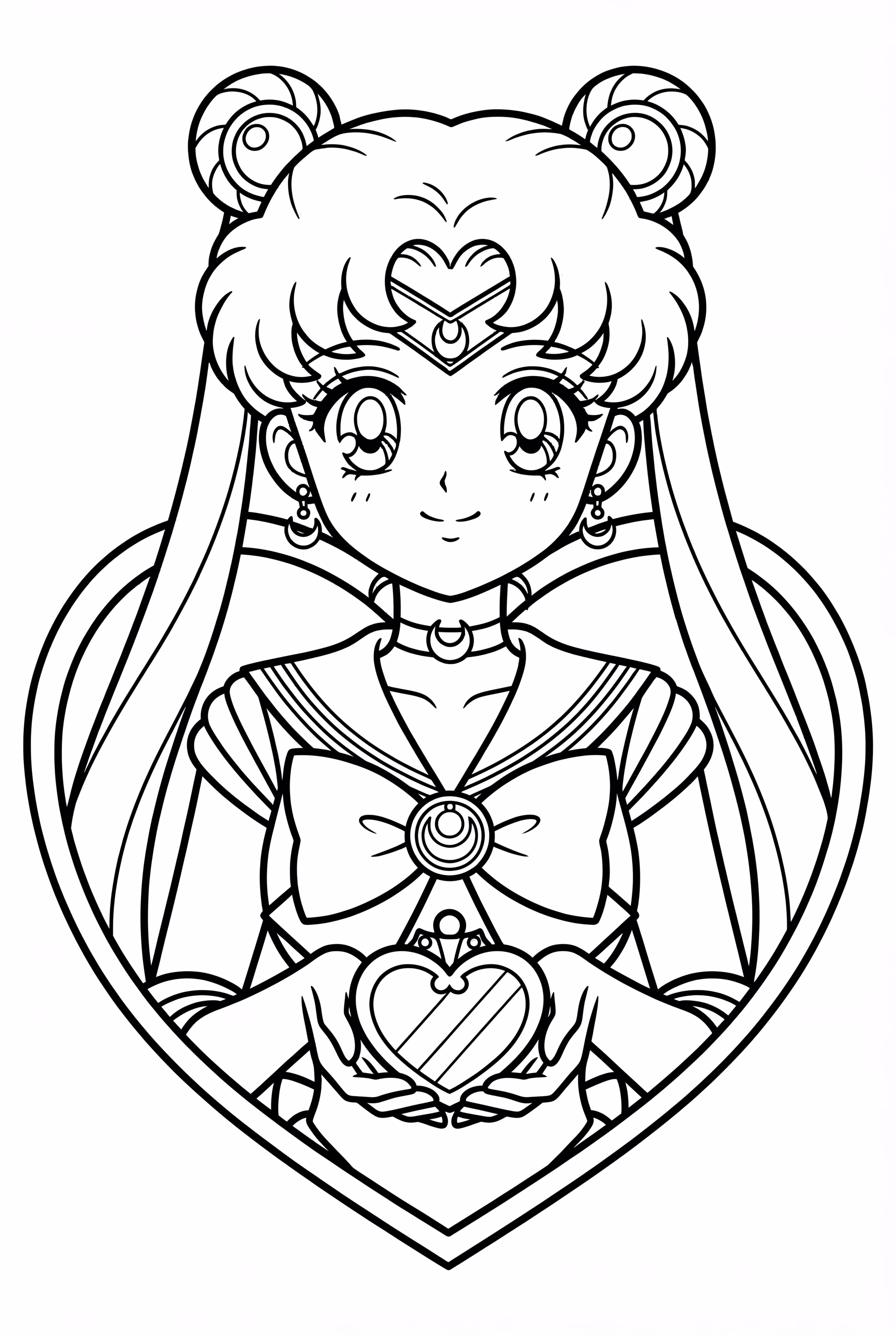 Sailor Moon with Heart Compact