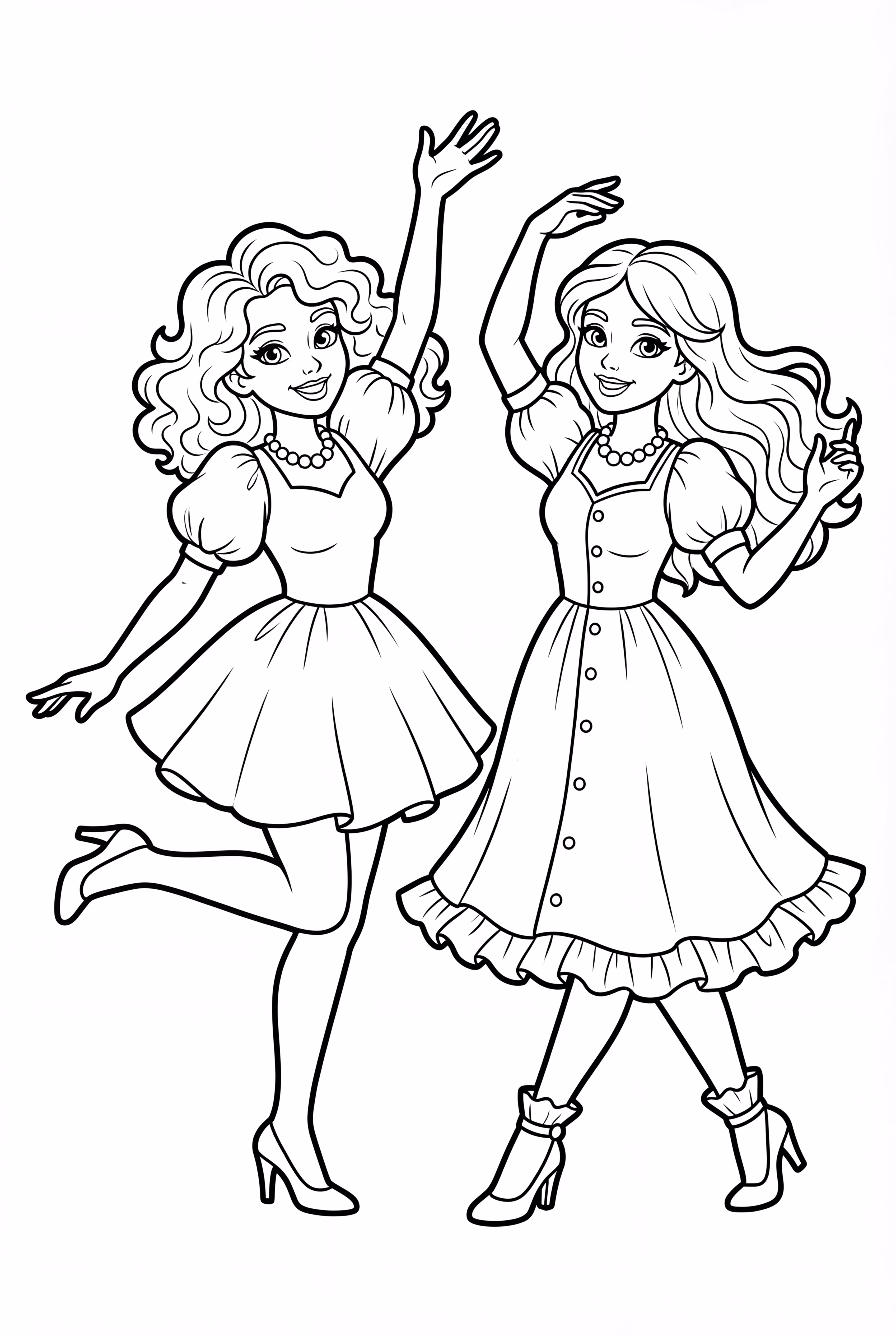 샌더슨 자매들이 보름달 아래서 춤추기