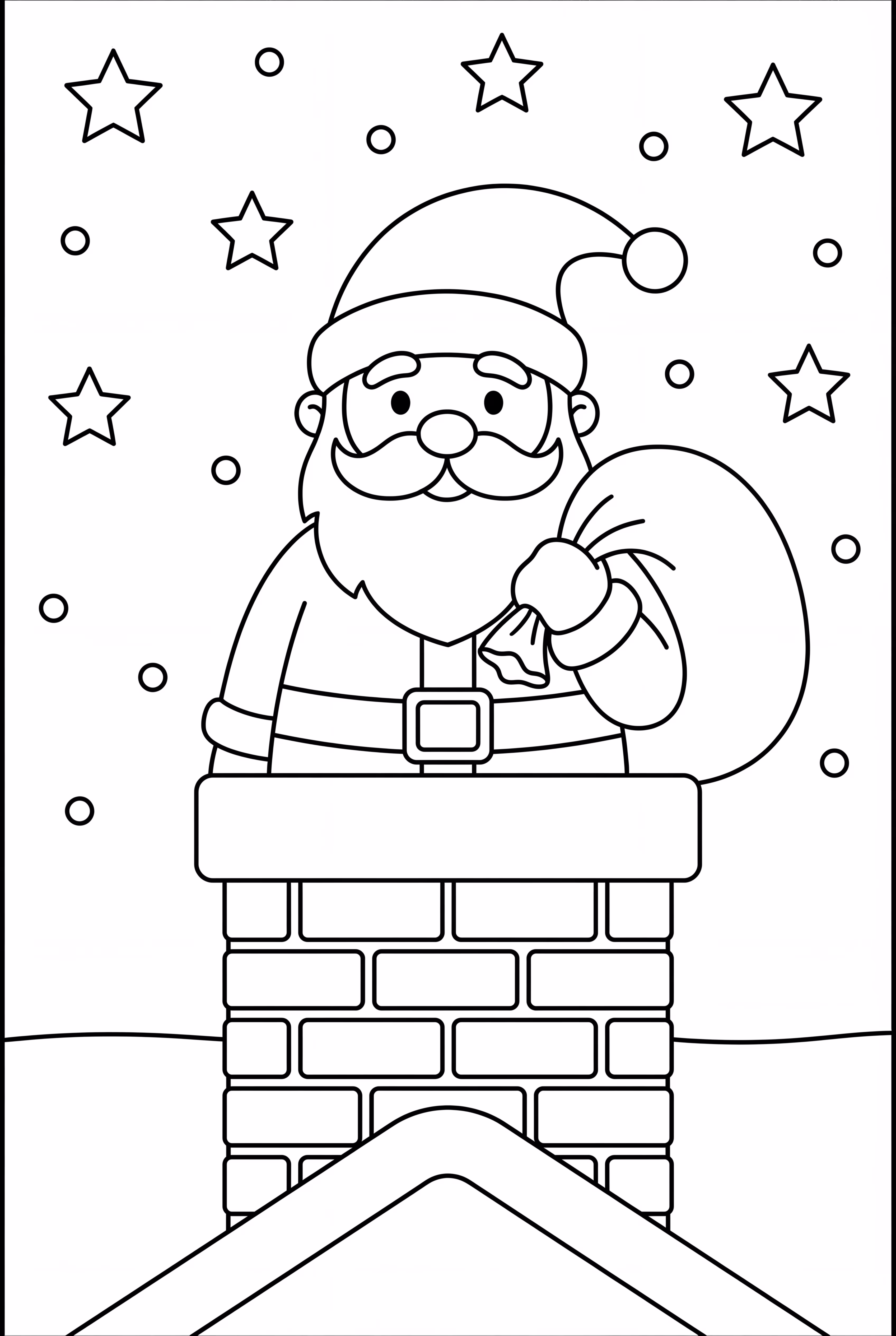 santa chimney descent
