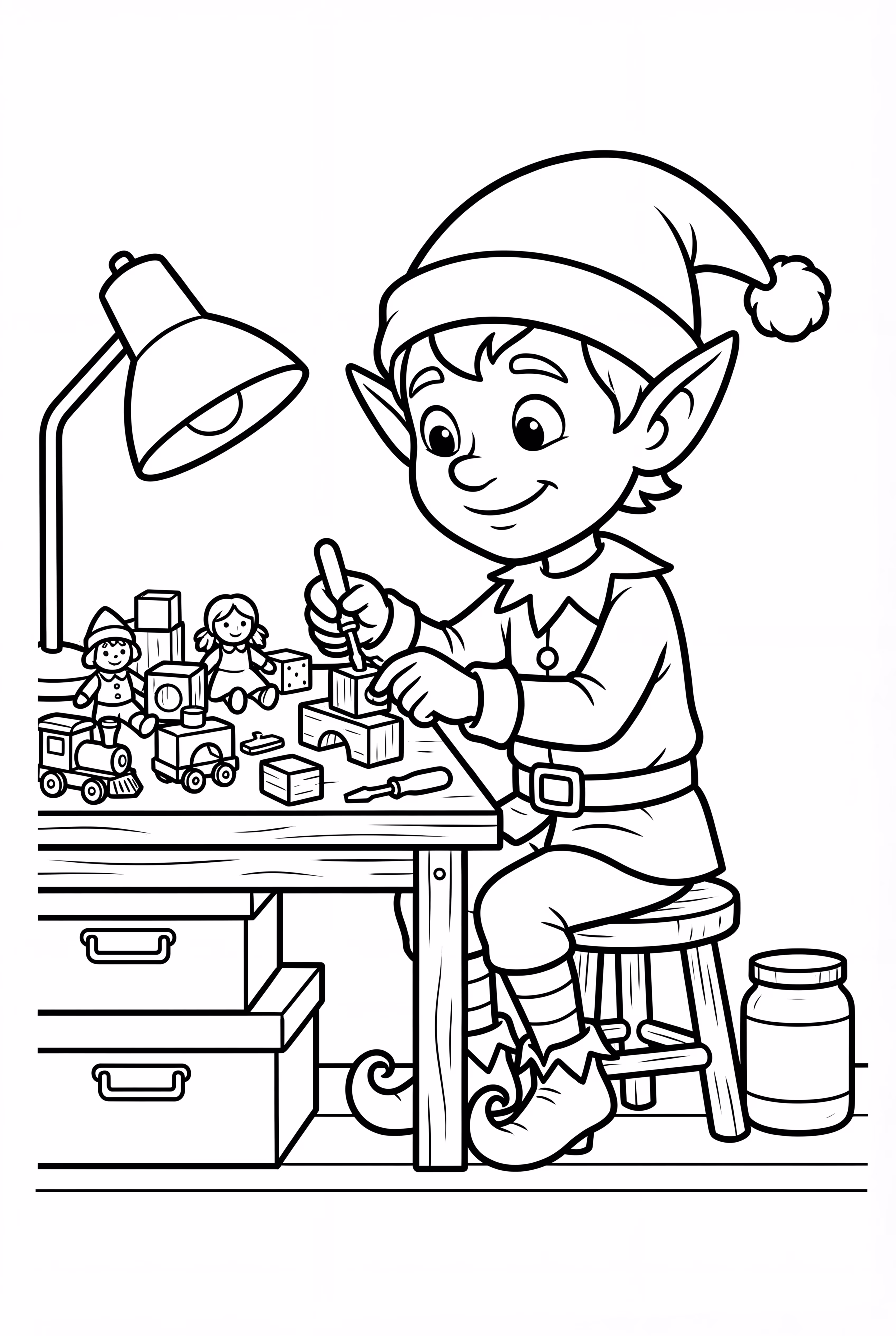 圣诞老人雪橇起飞