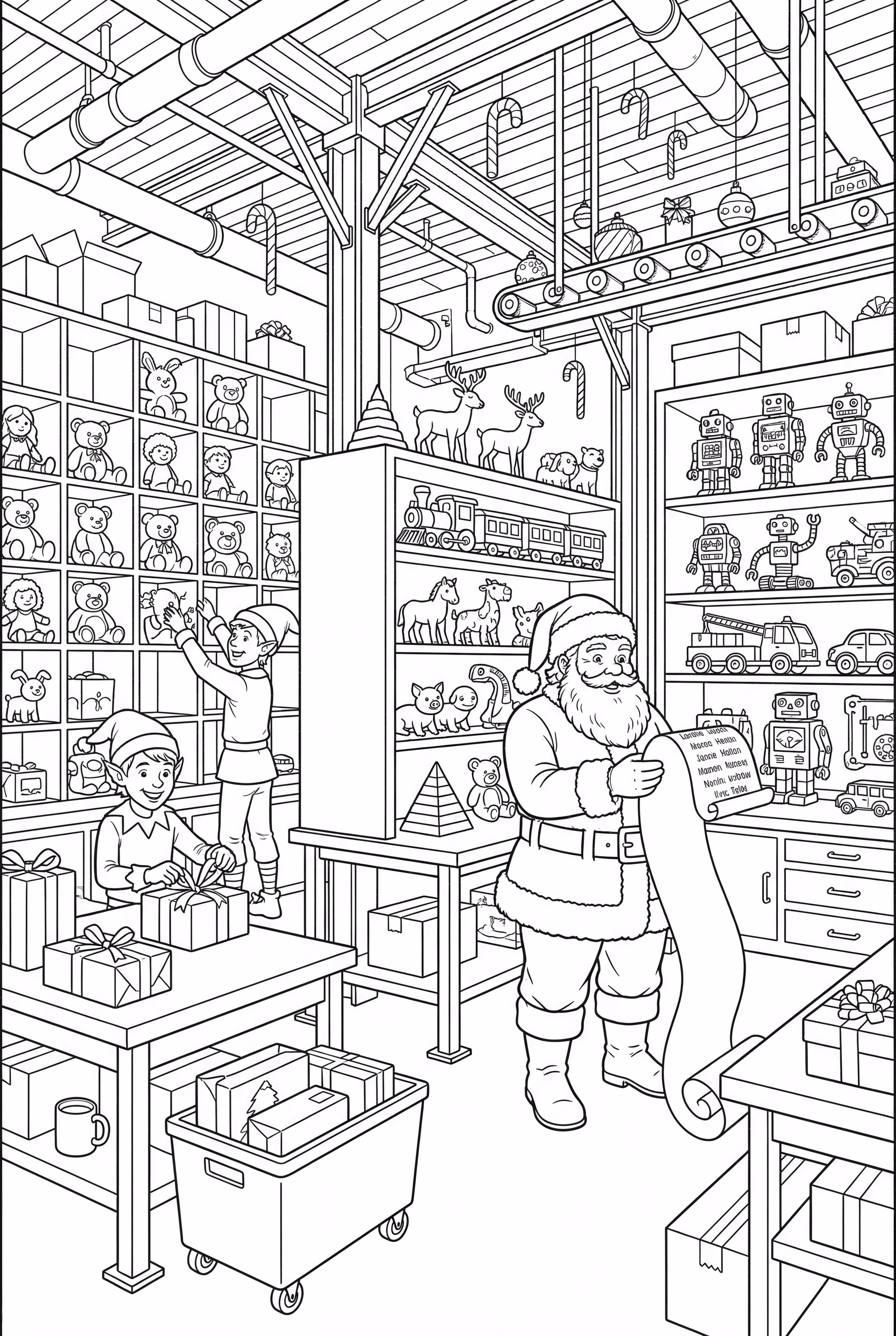 圣诞老人工作坊繁忙场景-2