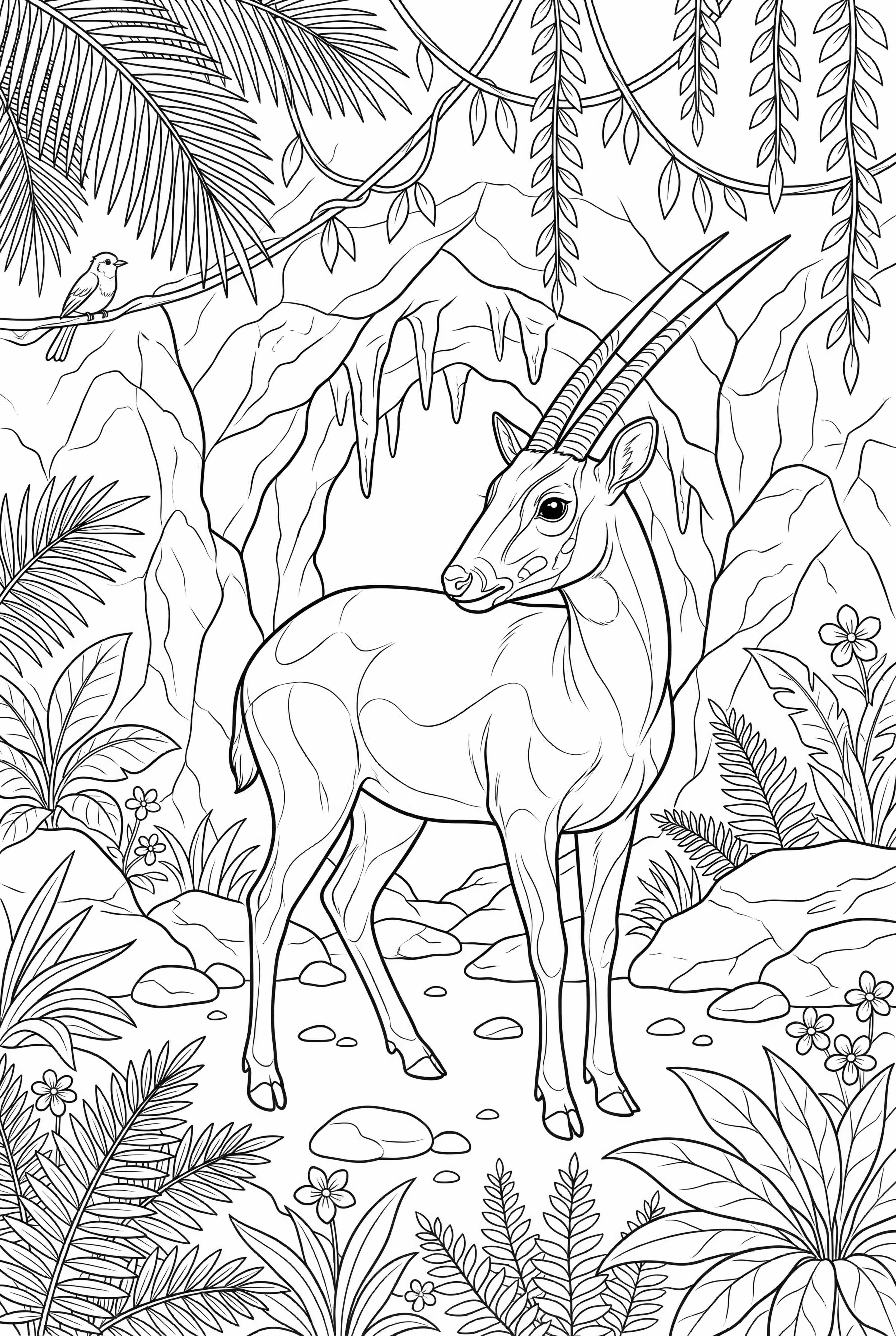 Saola Descobrindo uma Caverna Escondida