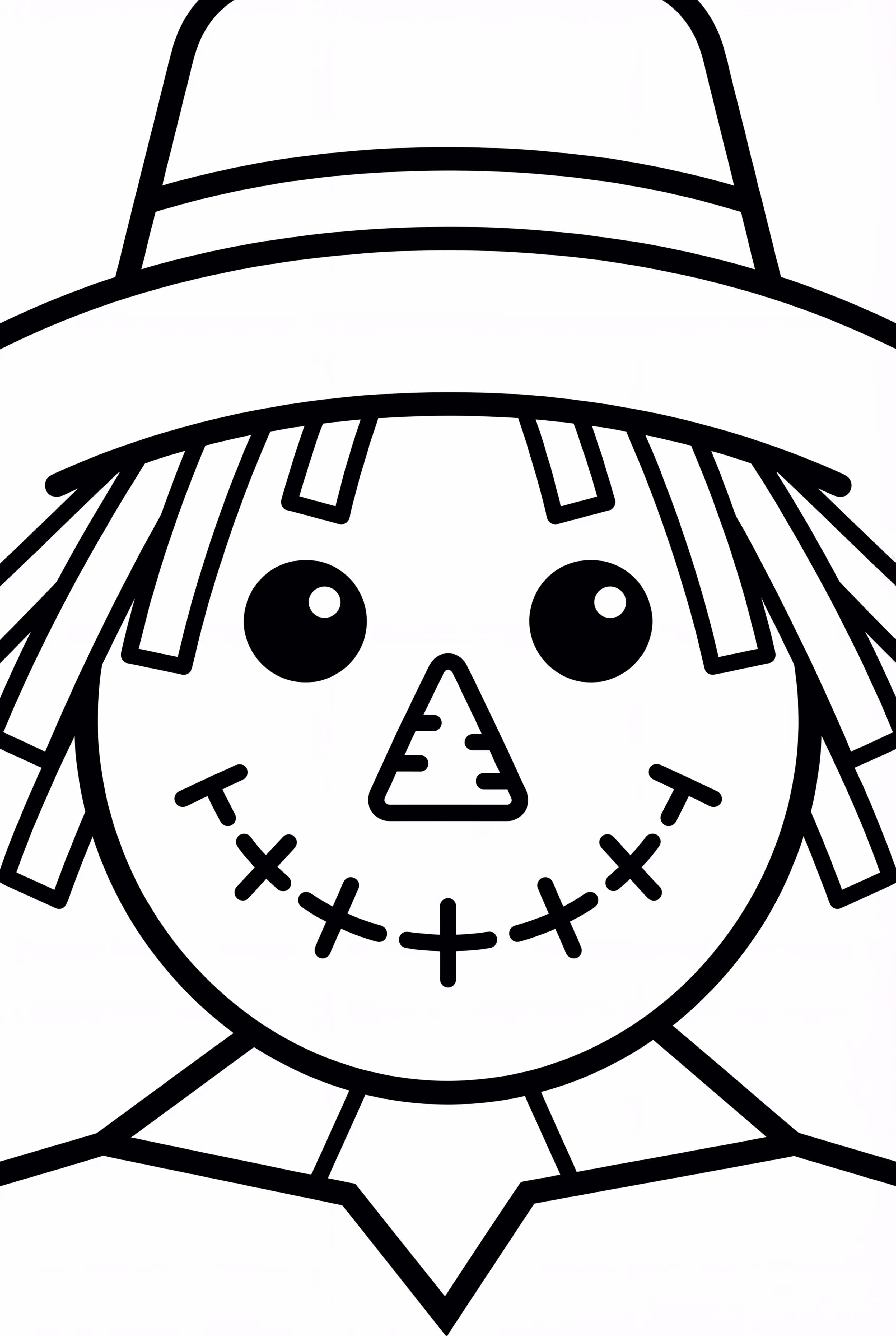 Scarecrow Face Close Up