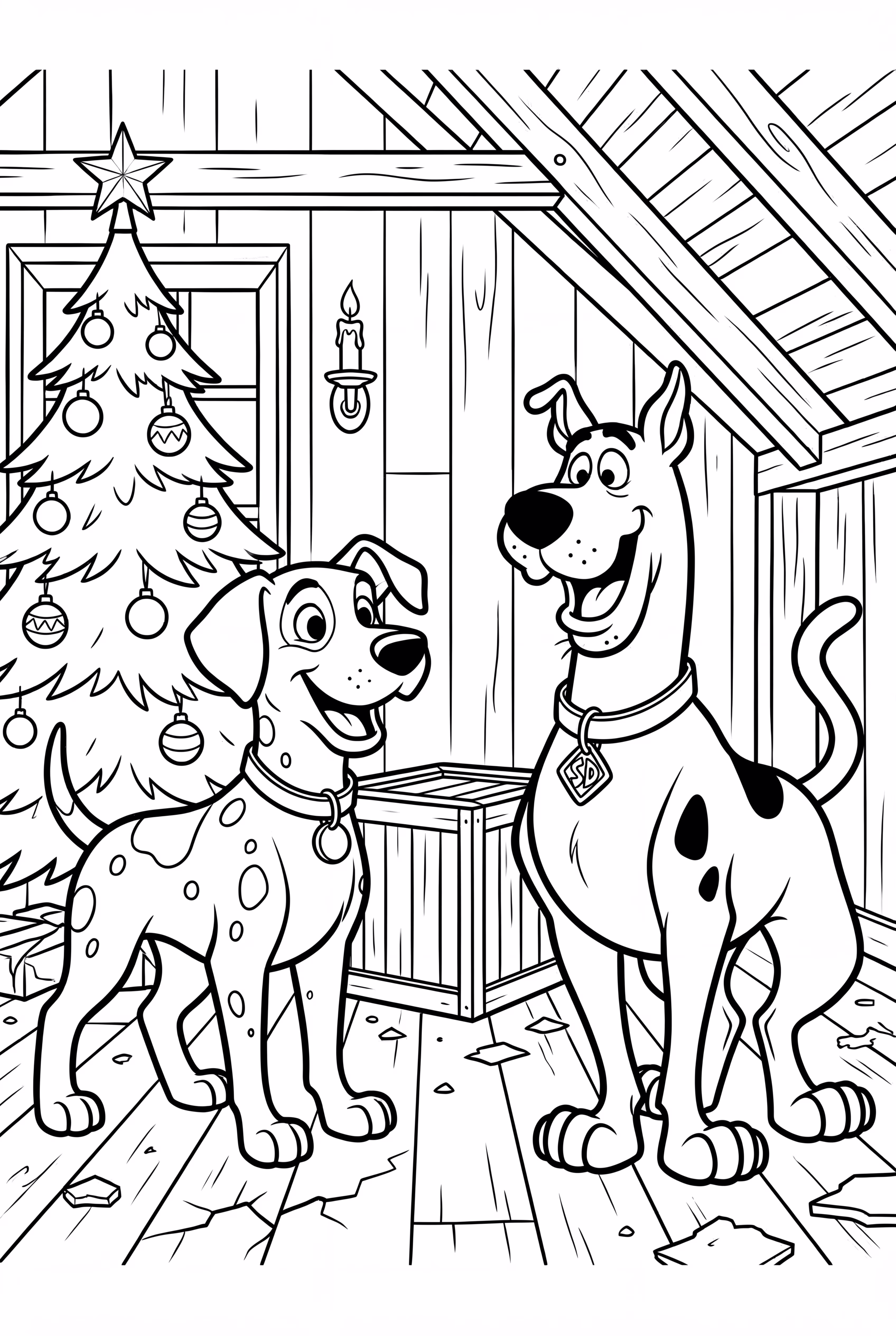 Scooby Doo Exploring Haunted Christmas Attic