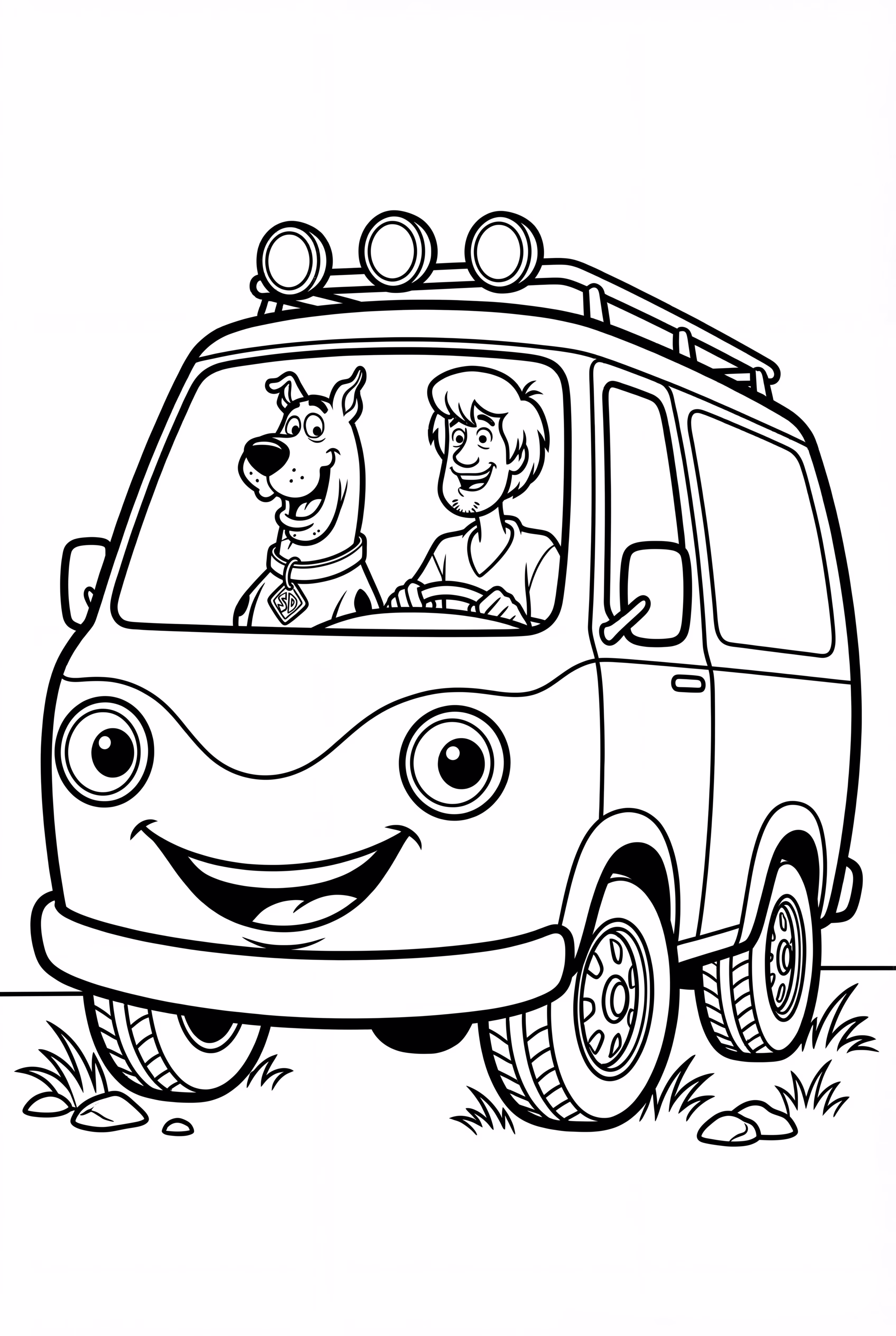 Scooby Doo Inside The Mystery Machine Hideout