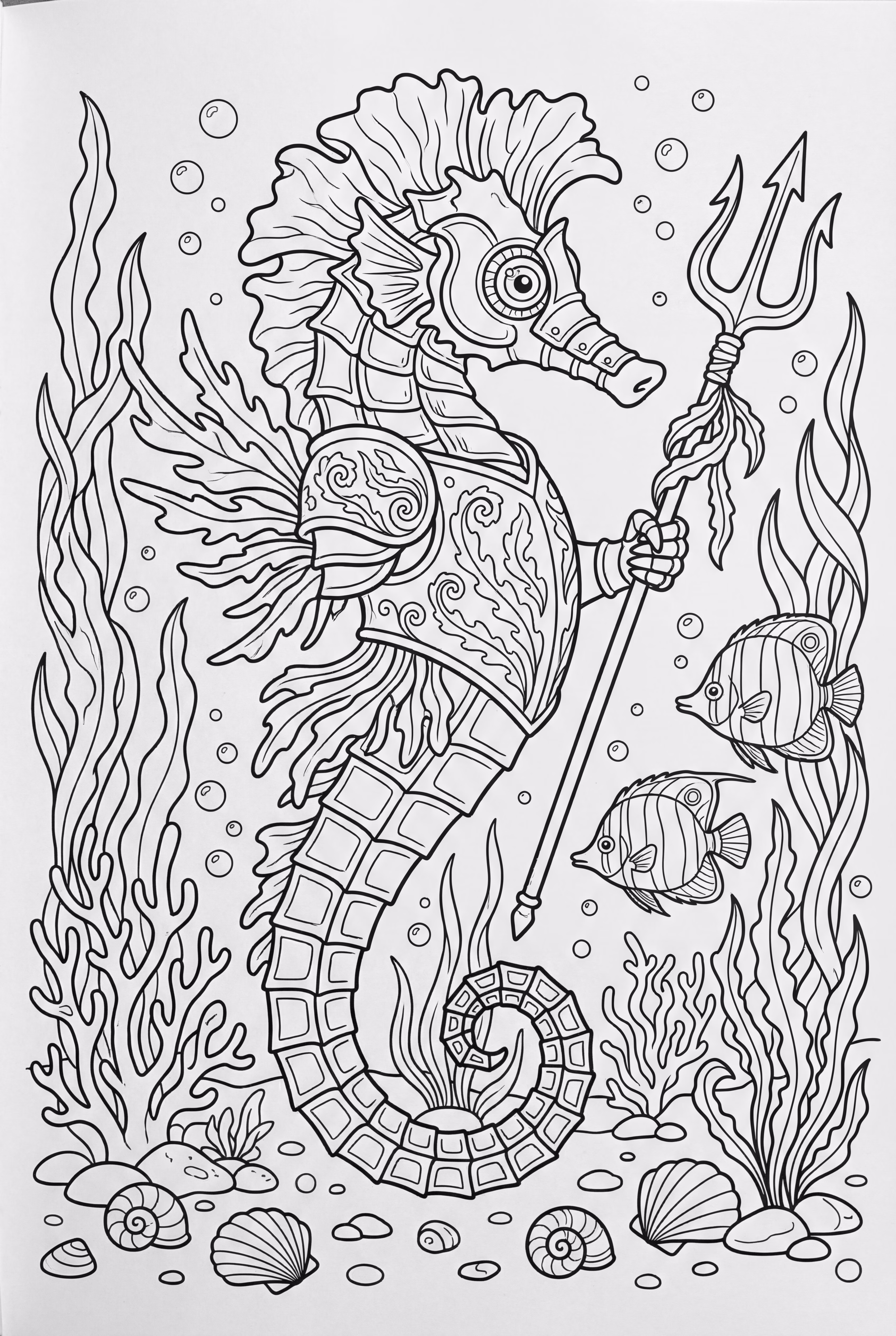 海马骑士穿海藻盔甲