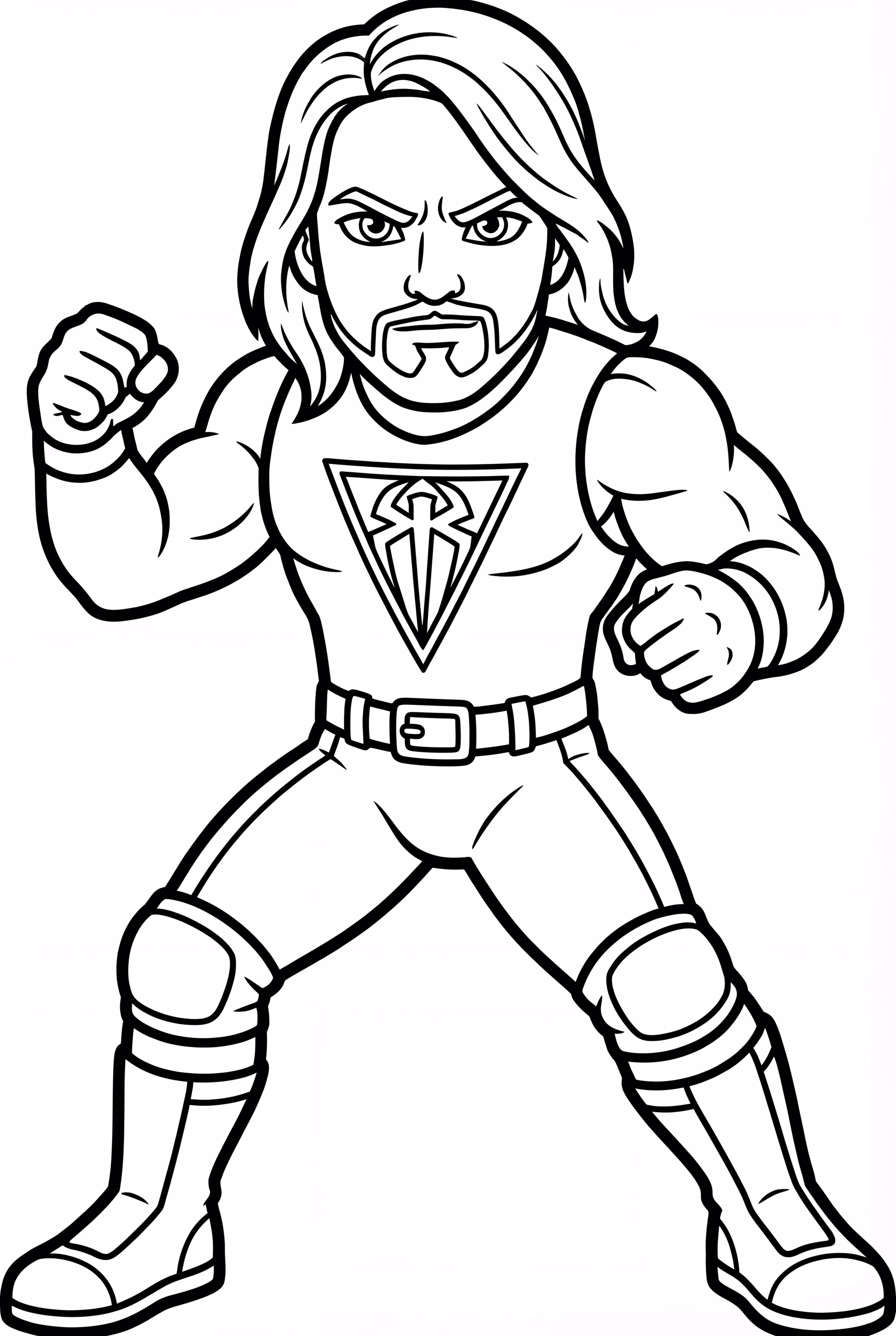 Seth Rollins In White Attire