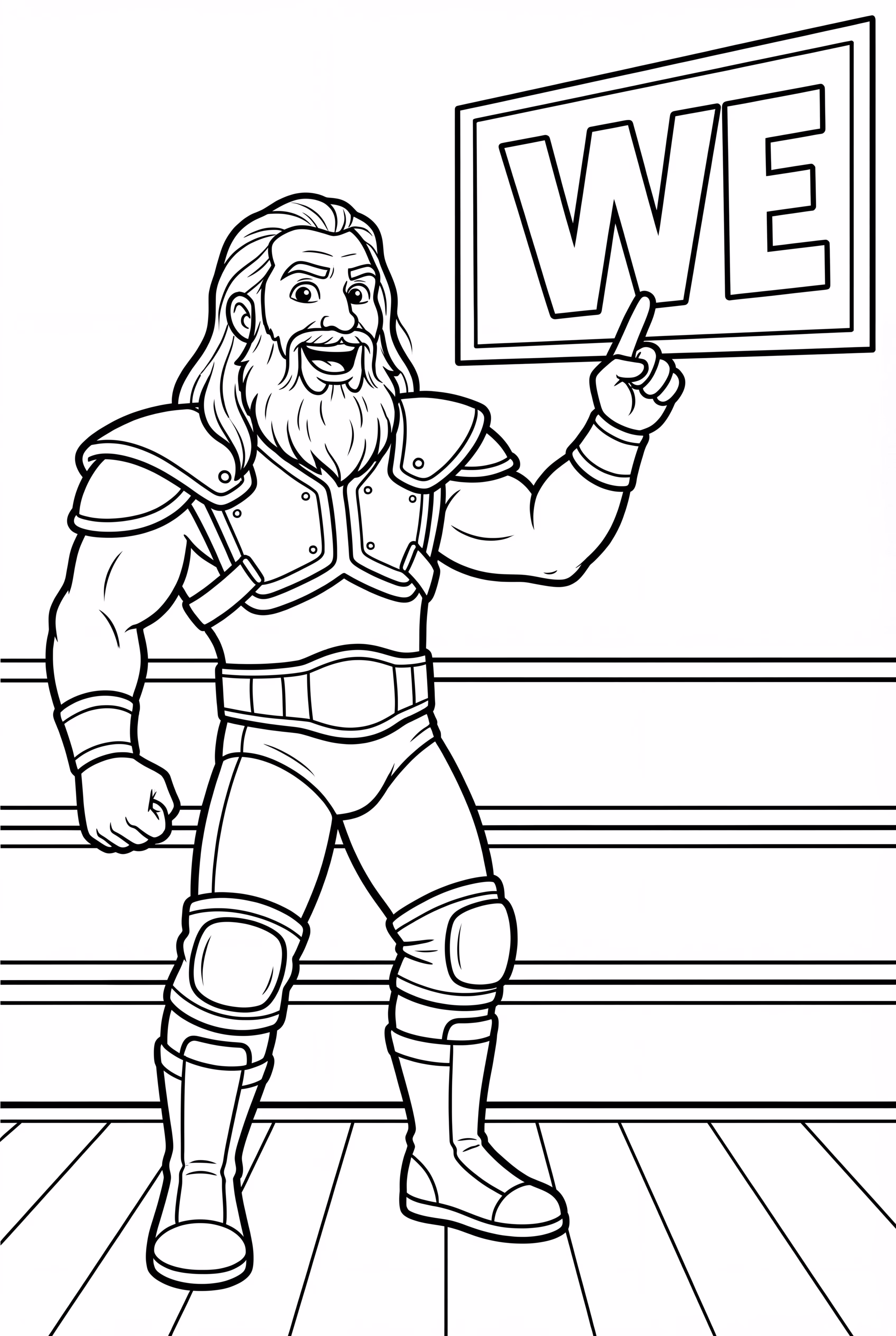 Seth Rollins Pointing At Sign