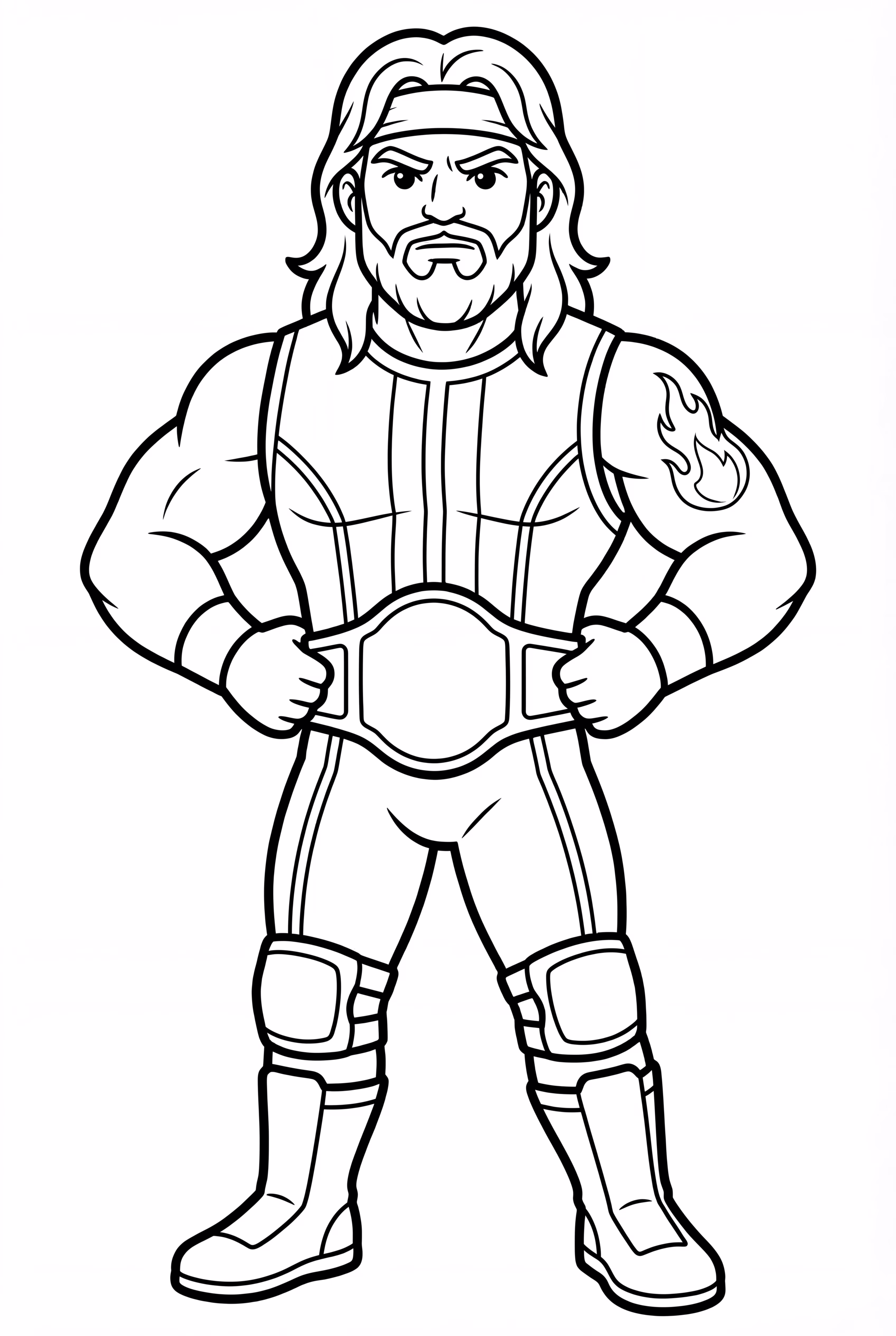 Seth Rollins With Burn Mark