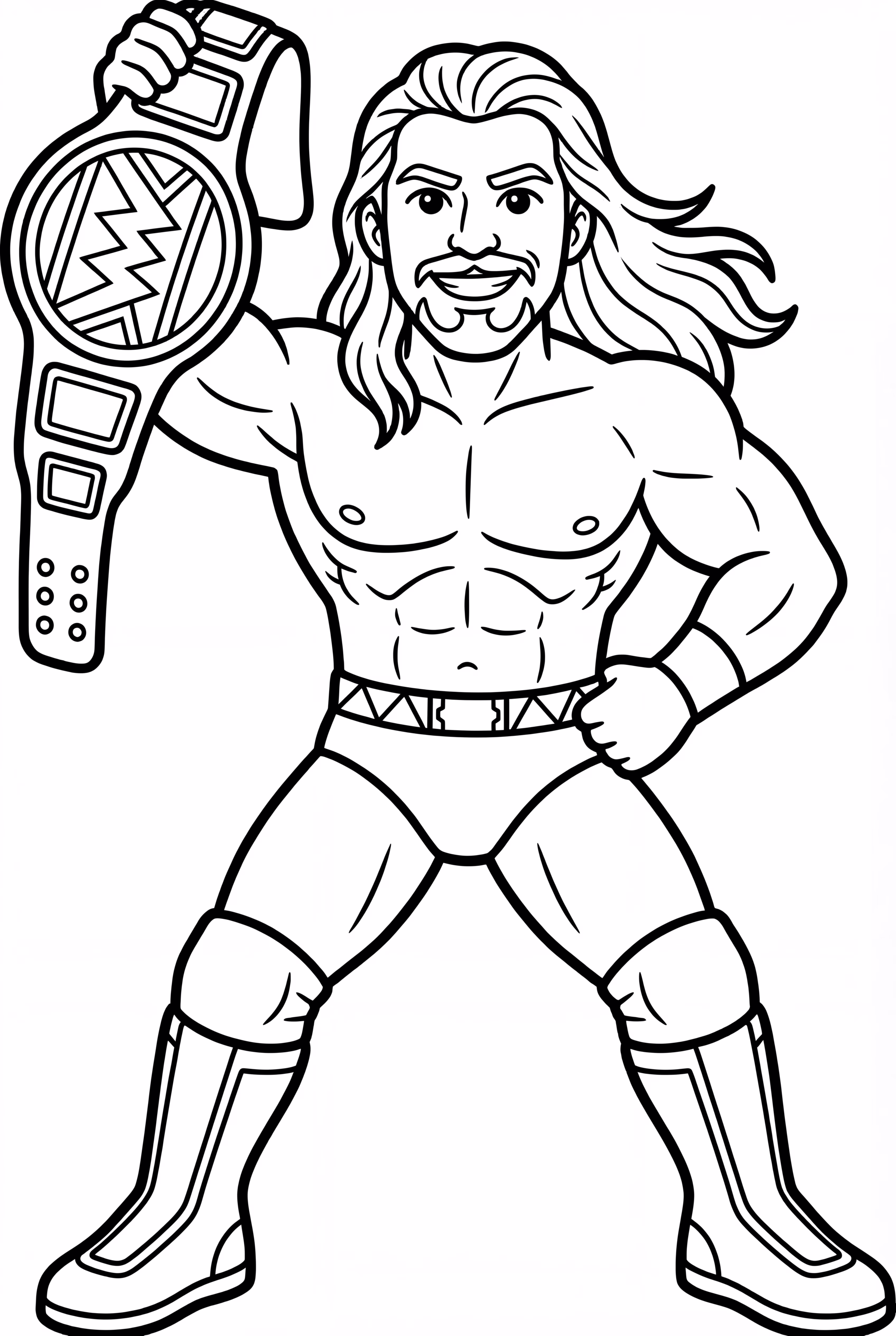 Seth Rollins With Championship Pose