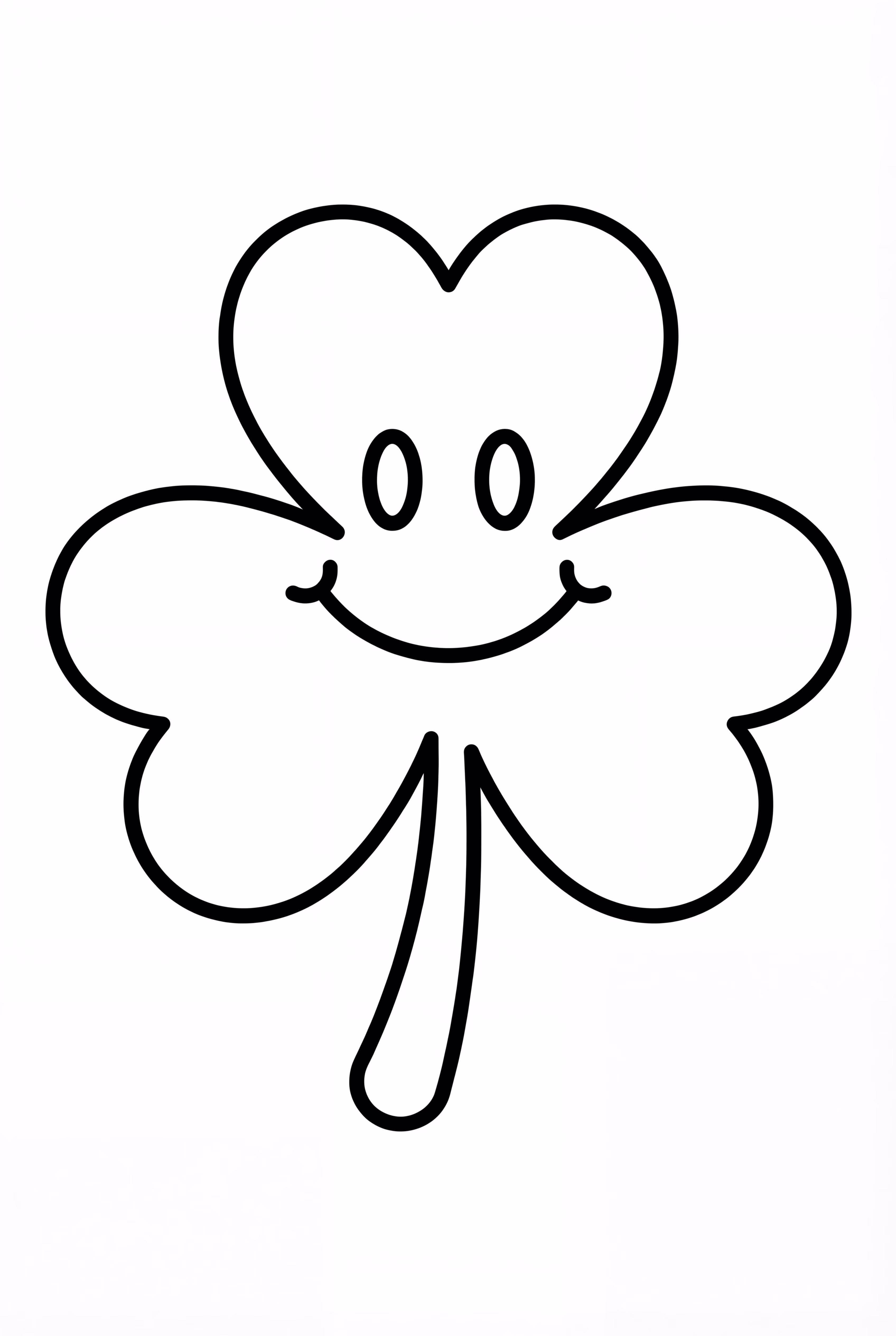 Shamrock With A Smiley Face