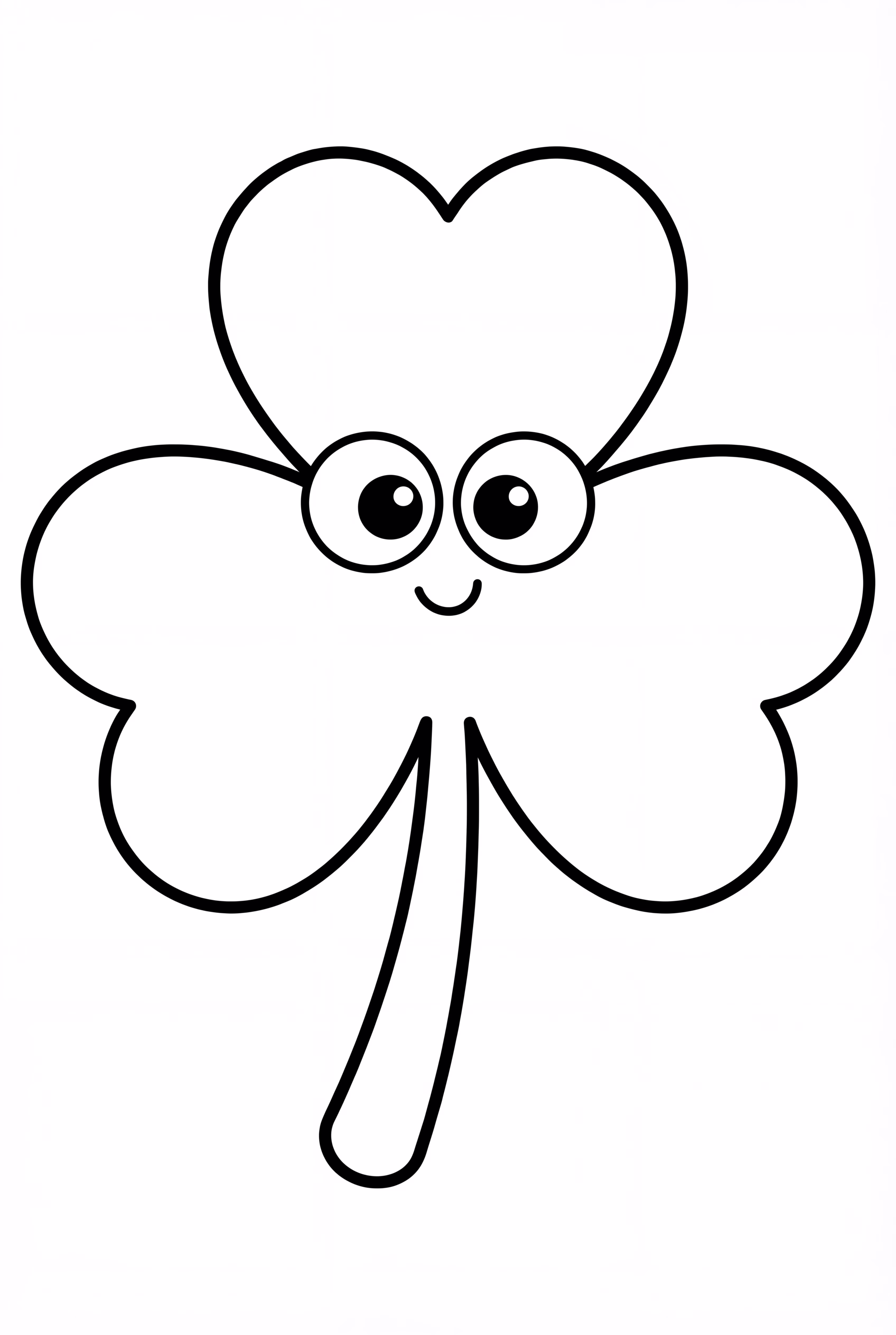 Shamrock With Big Googly Eyes