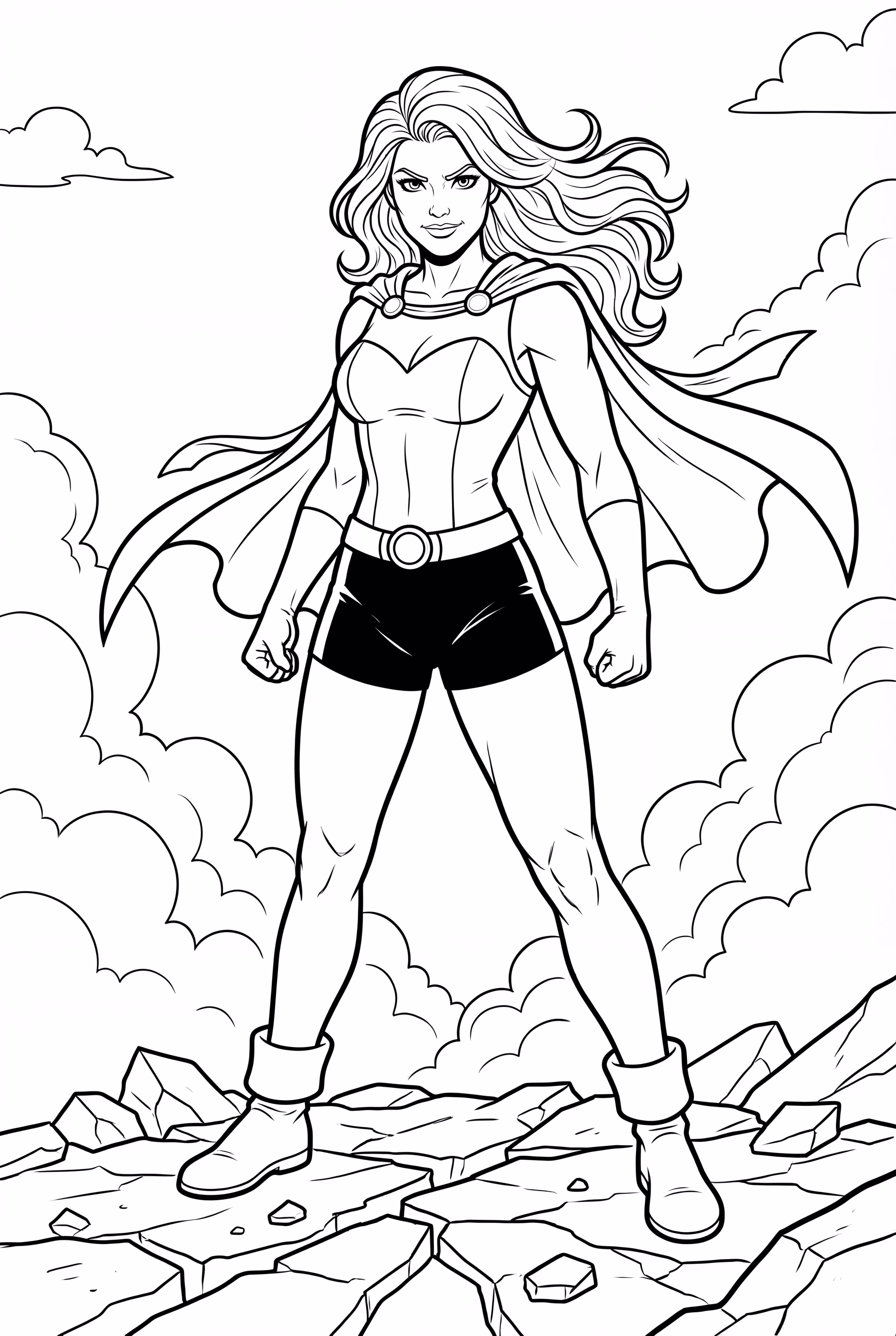 女浩克基本姿势