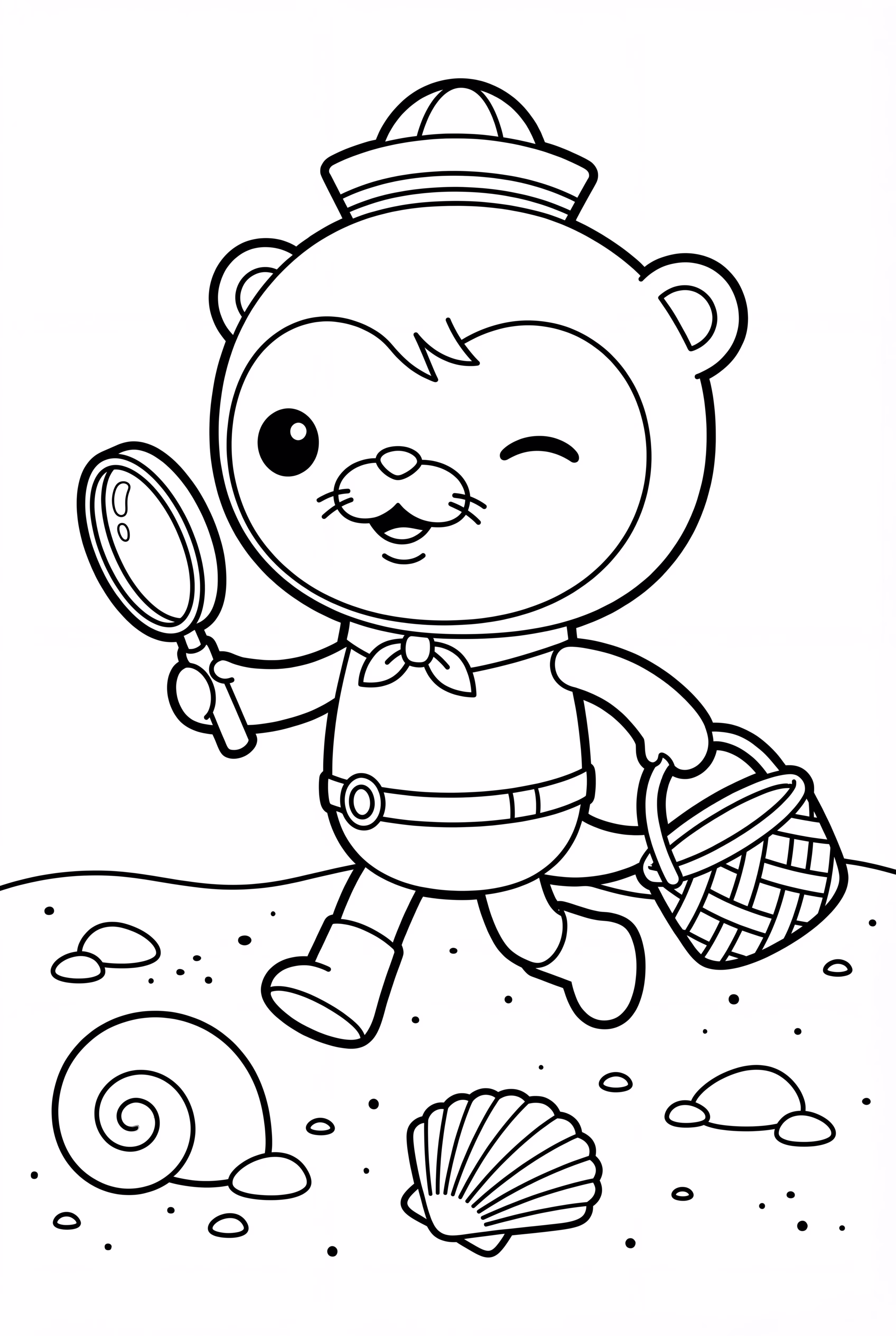 Shellington Collecting Seashell Specimens