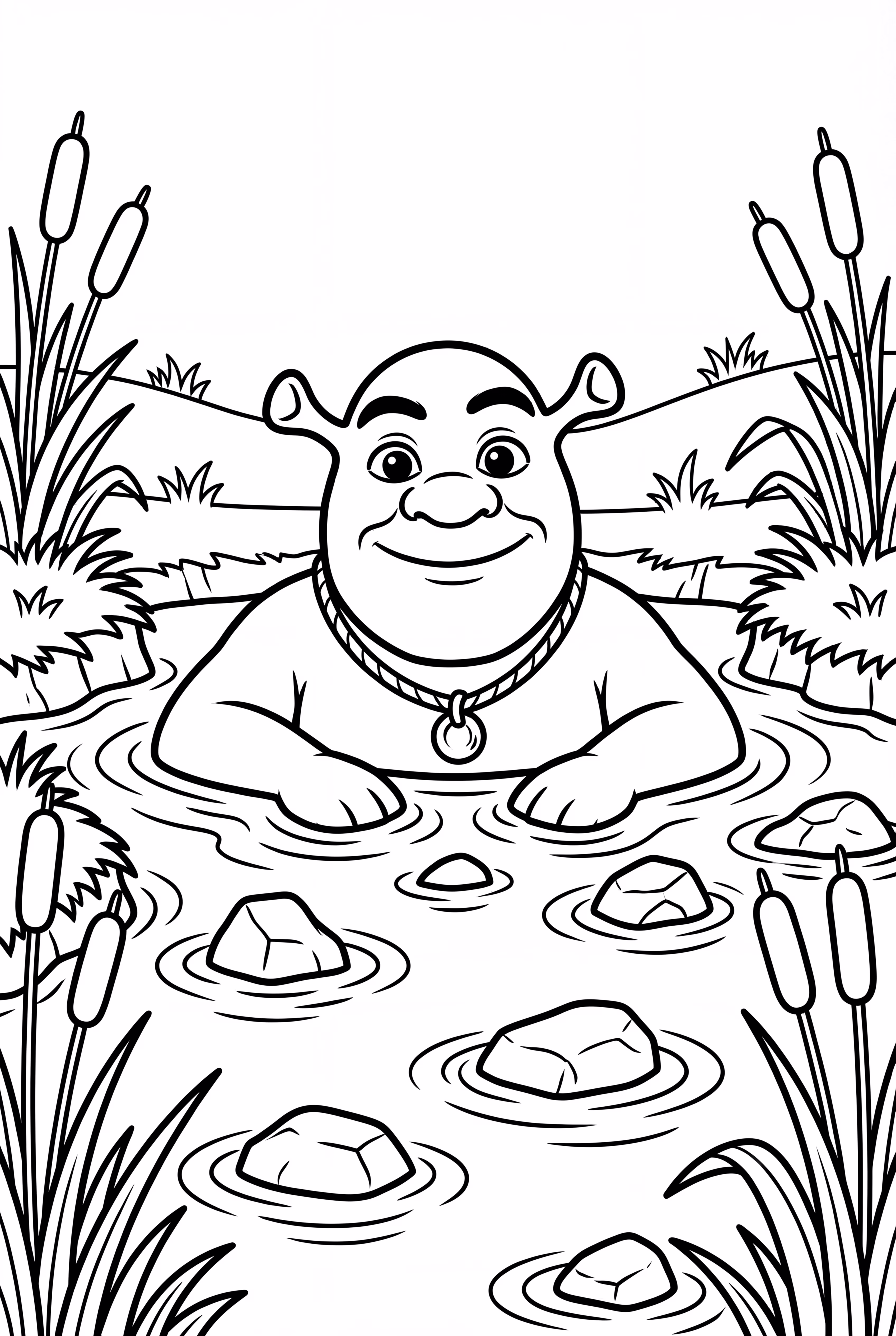 Shrek Having A Mud Bath