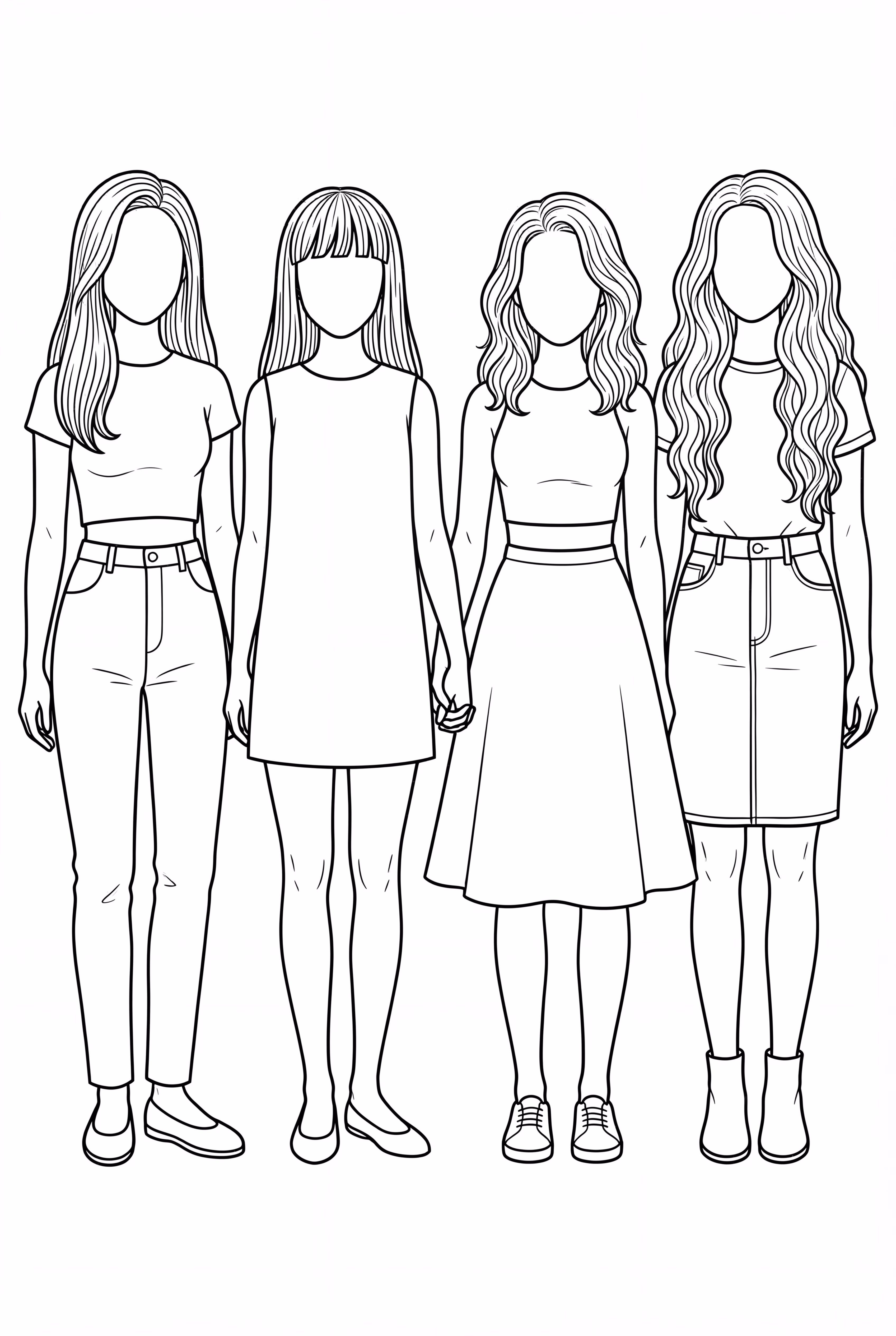 Simple Blackpink Group Pose