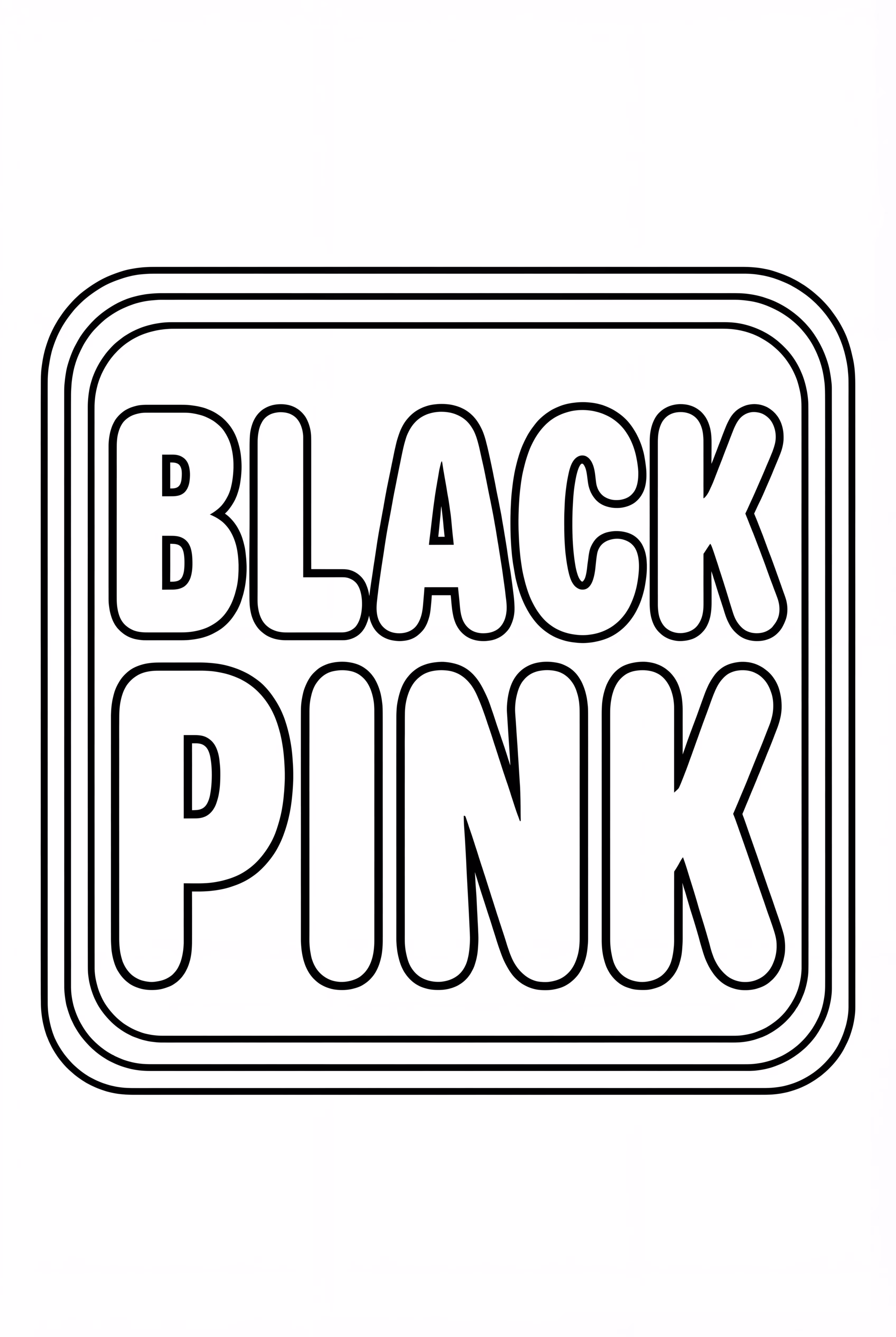 Logotipo Simples do Blackpink