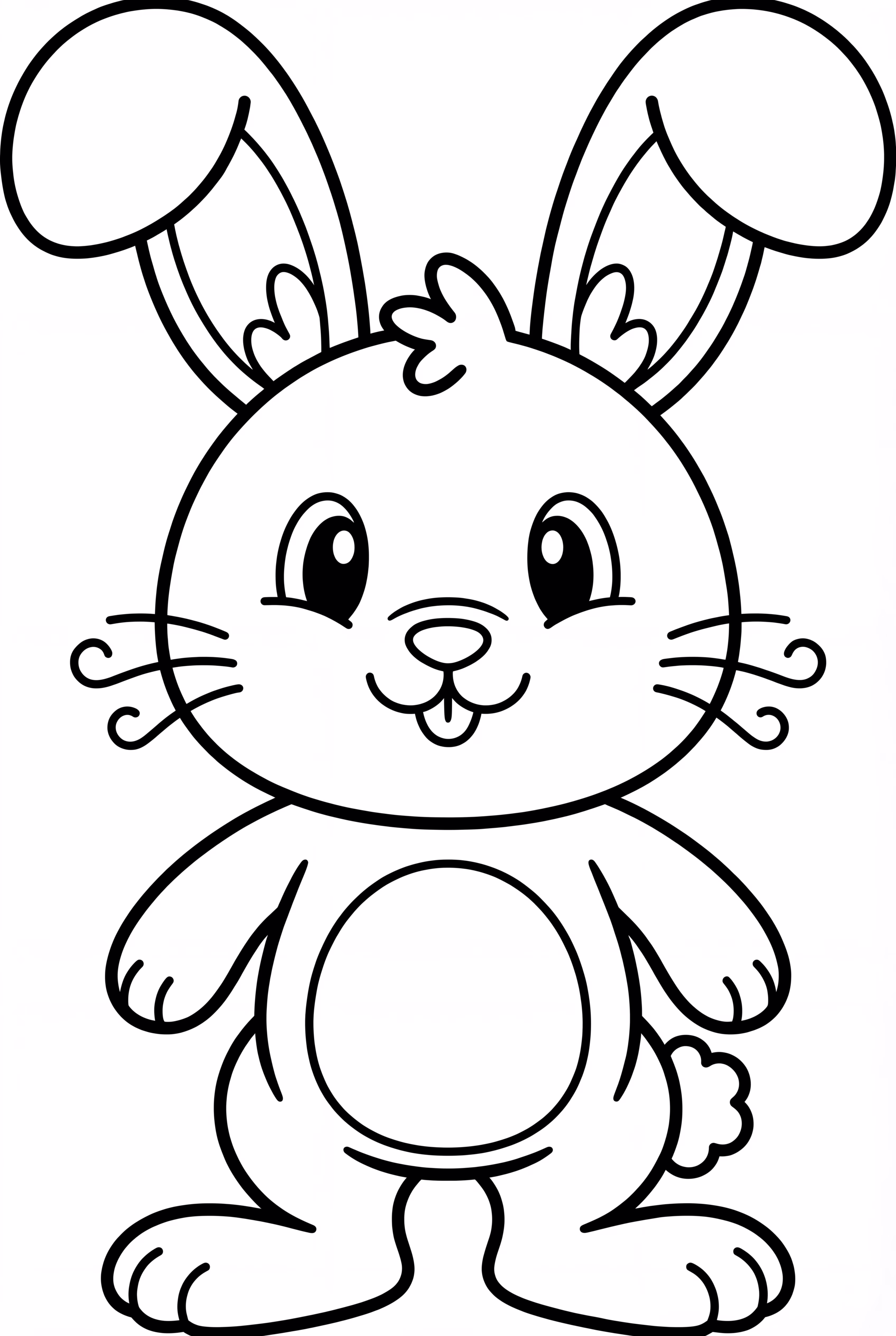 Simple Bunny Outline