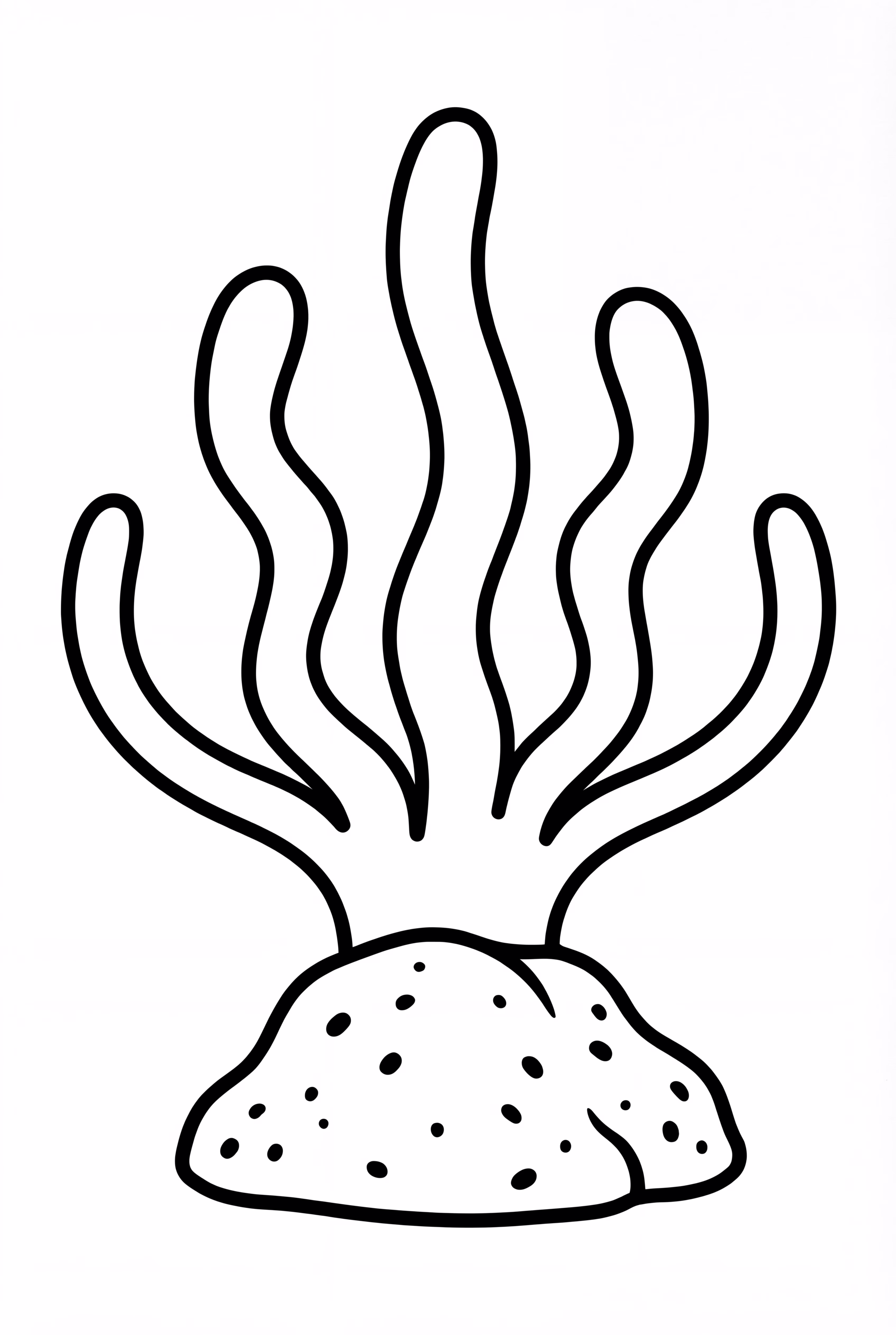 Simple Coral Under The Sea