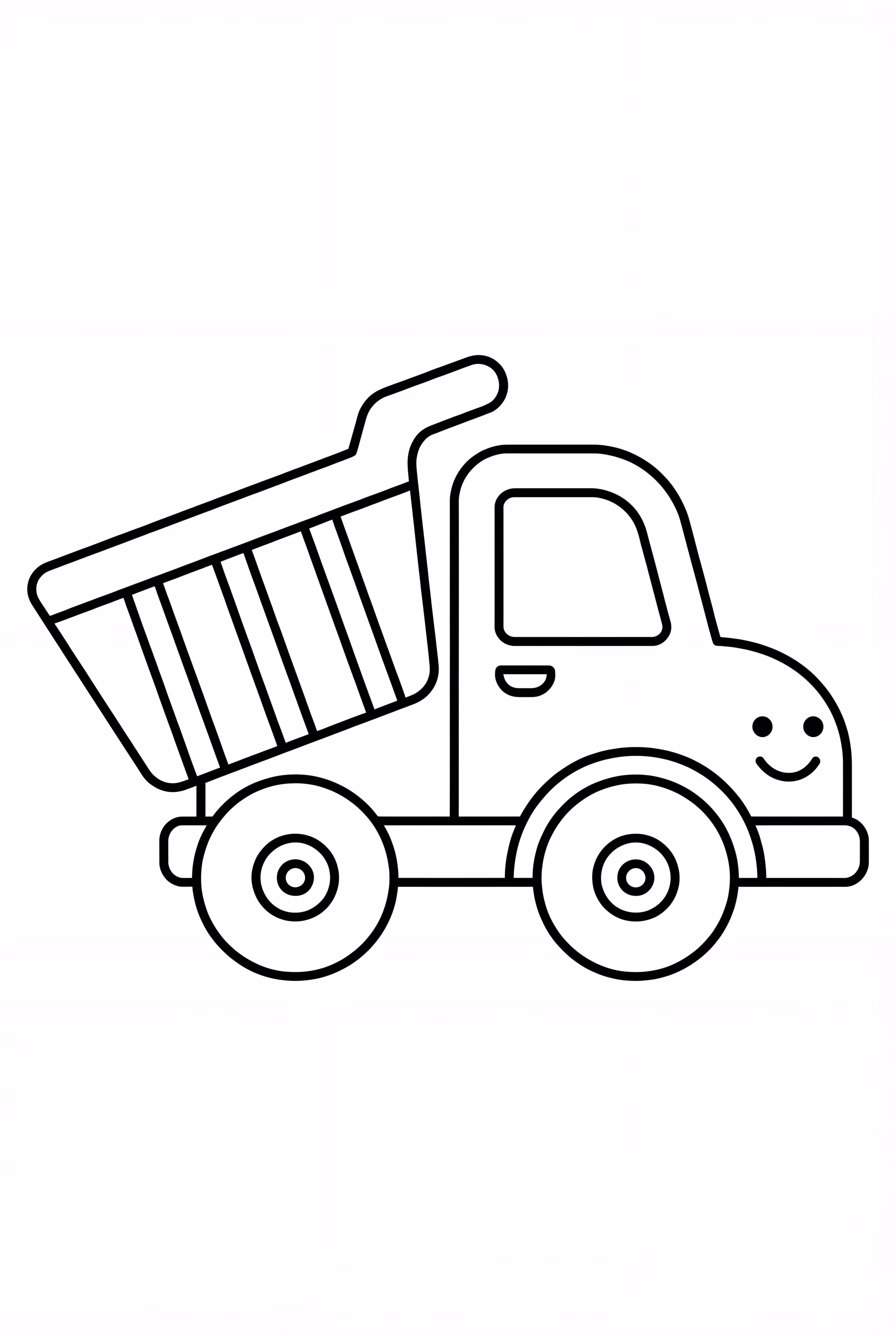 簡單傾卸貨卡車