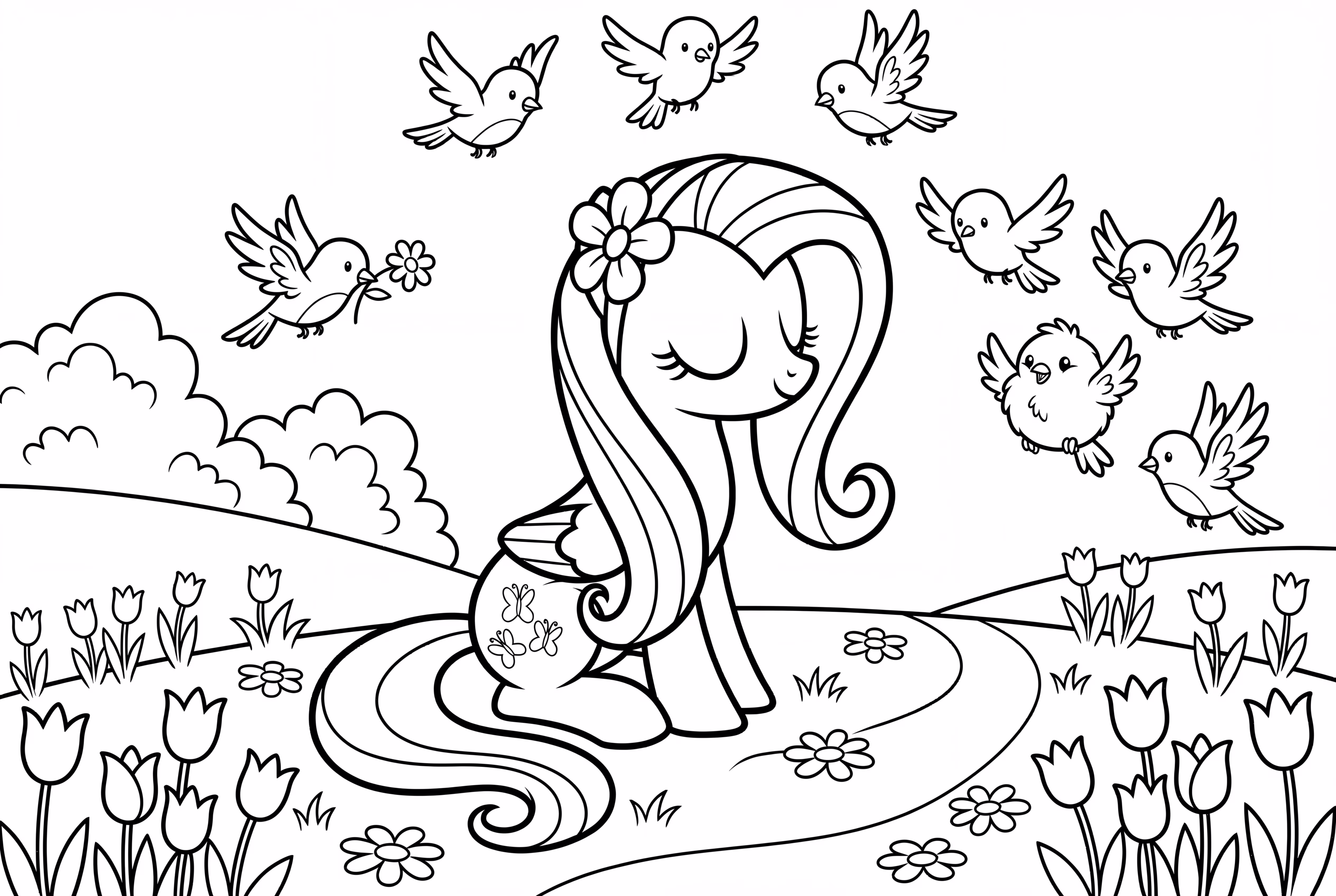 Simple Fluttershy Portrait