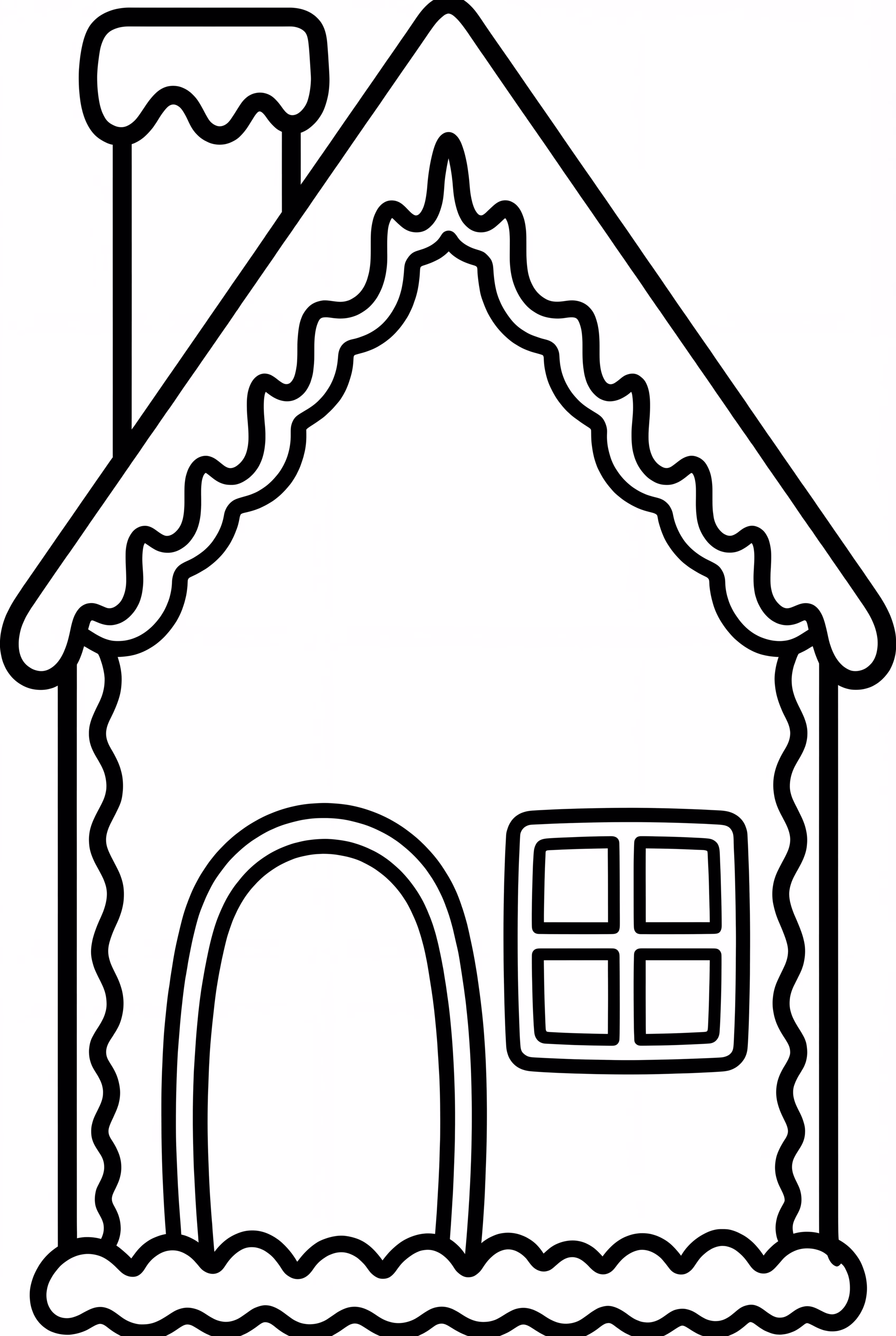 Casa de Pan de Jengibre Simple