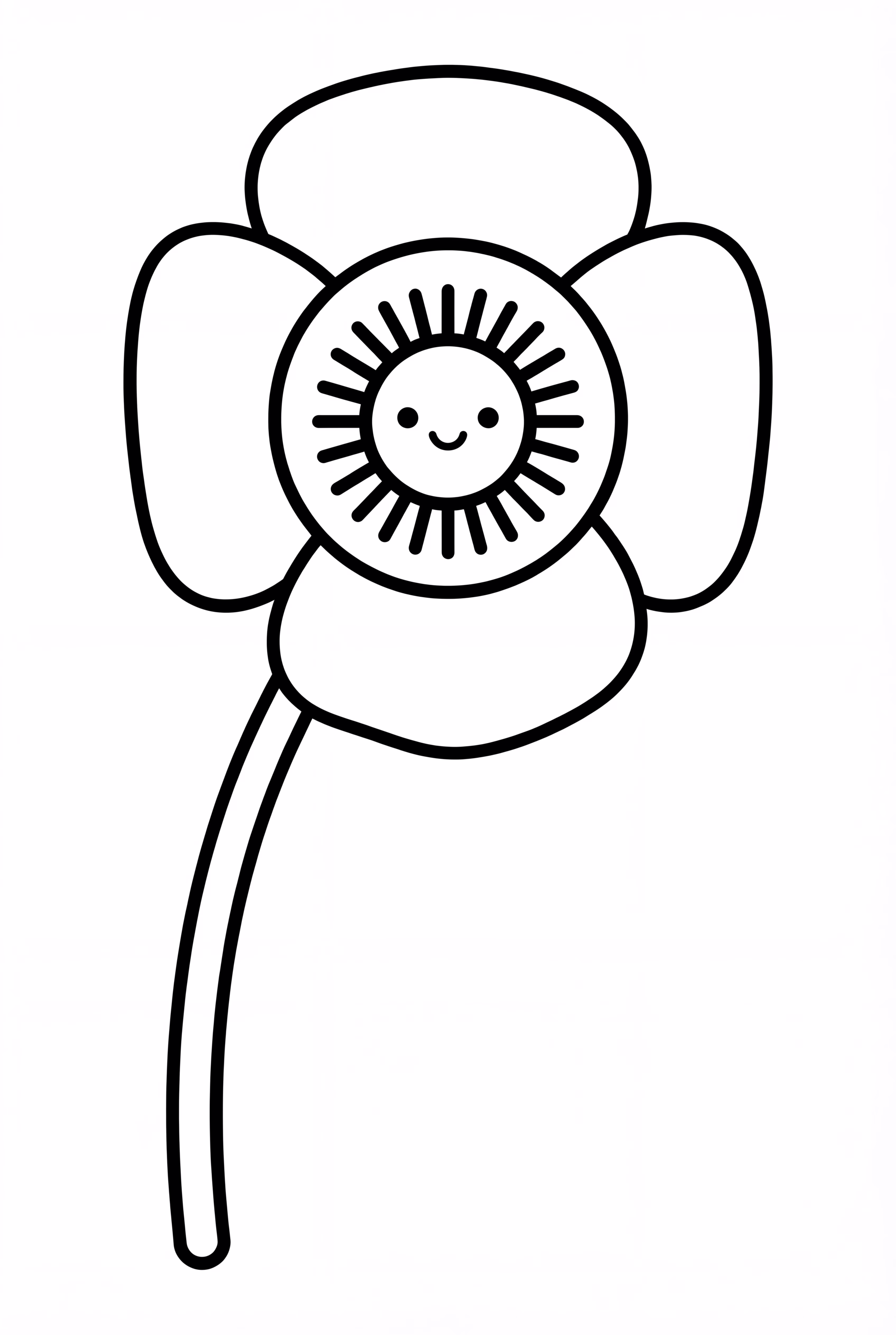 Simple Growing Poppy Flower