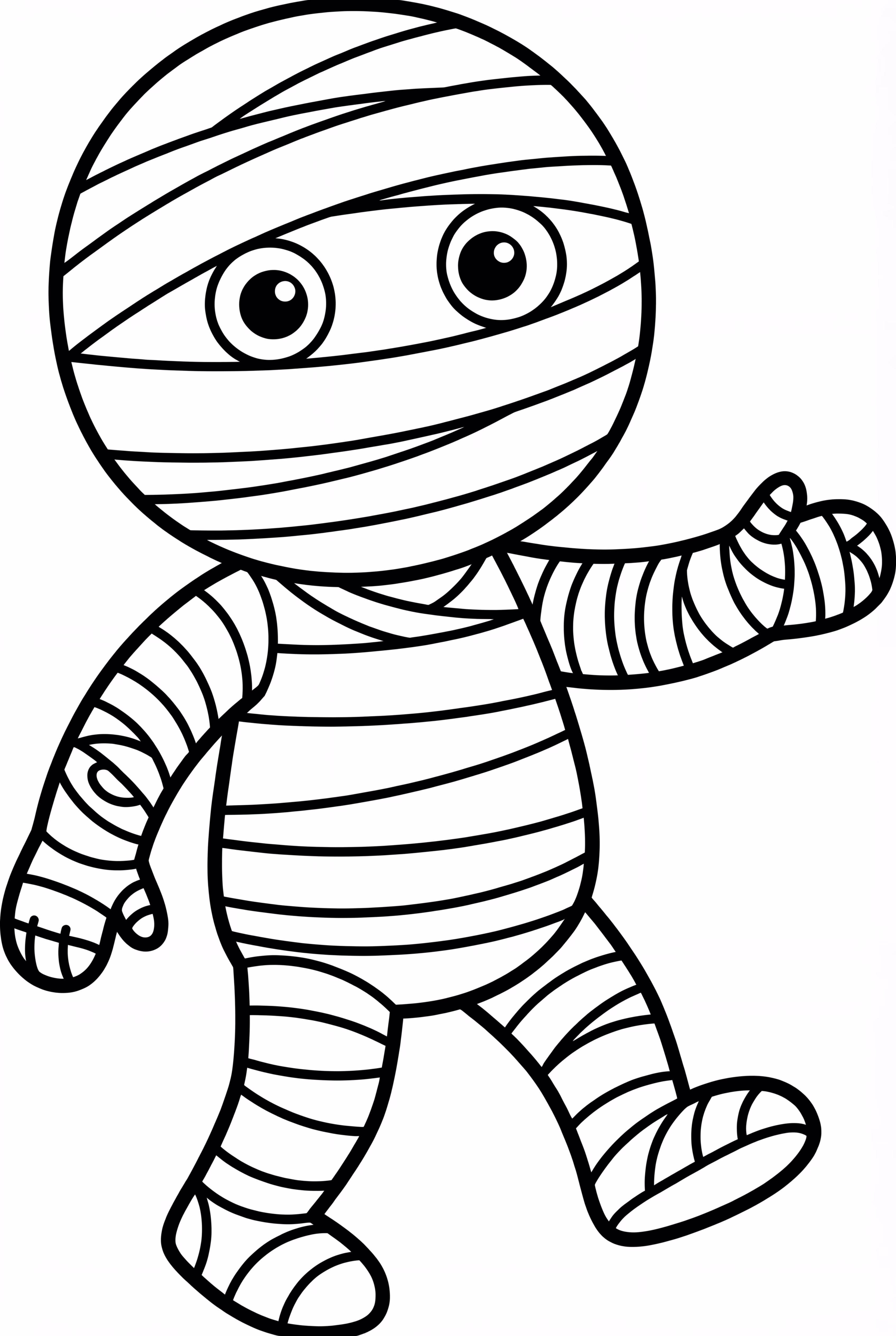 Simple Mummy Outline