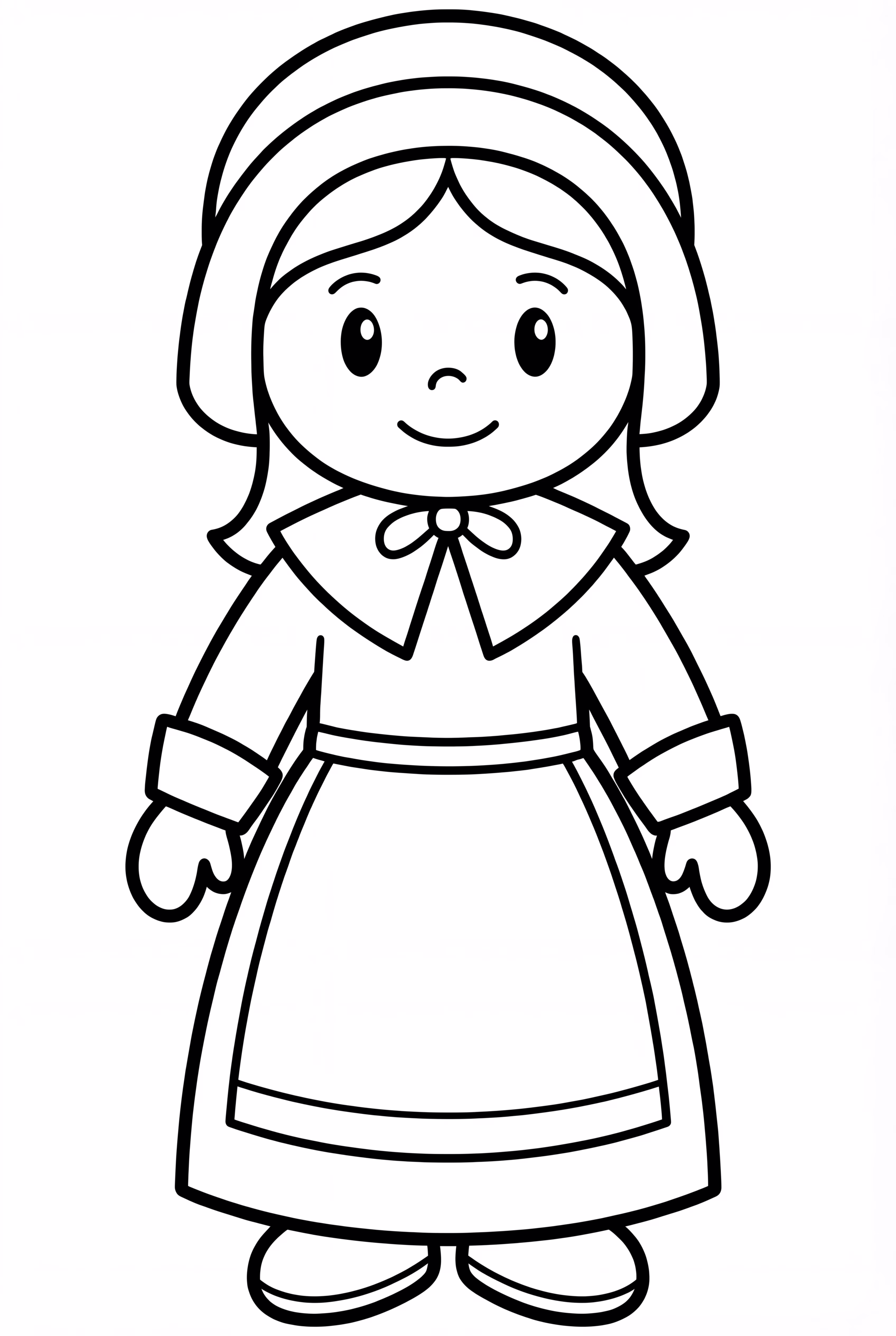 Simple Pilgrim Girl