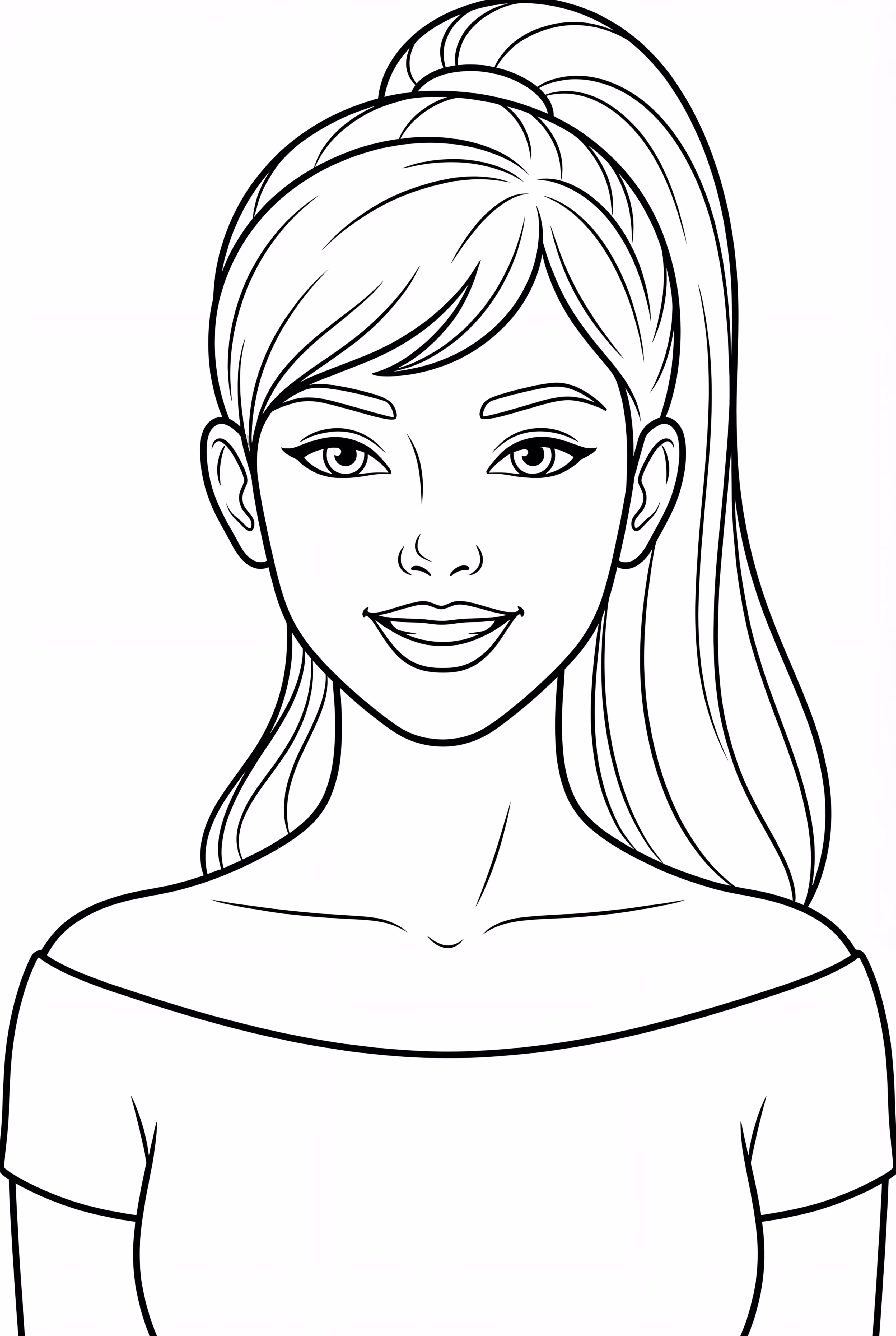 Portrait simple d'Ariana Grande