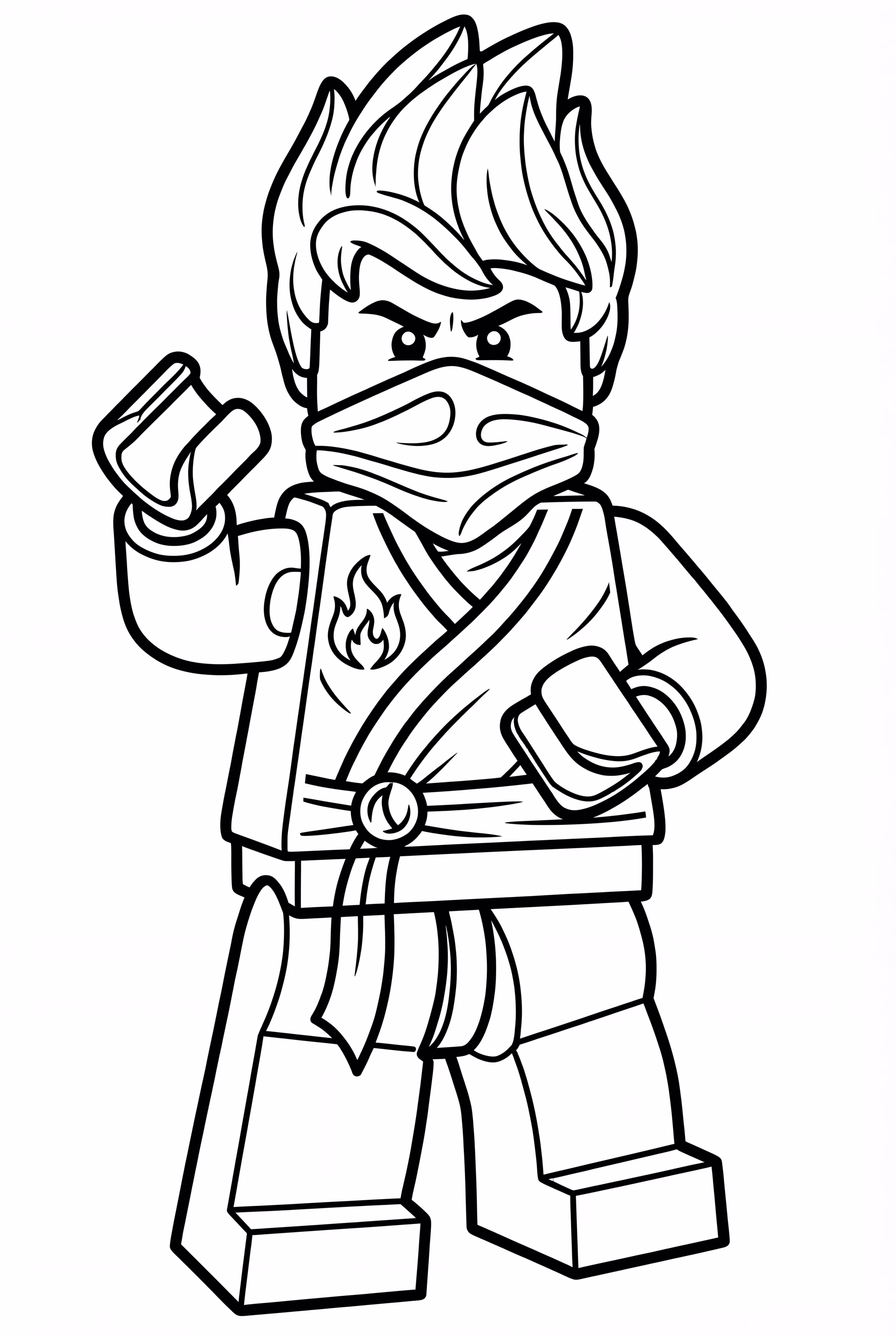 Simple Pose Of Ninjago Kai