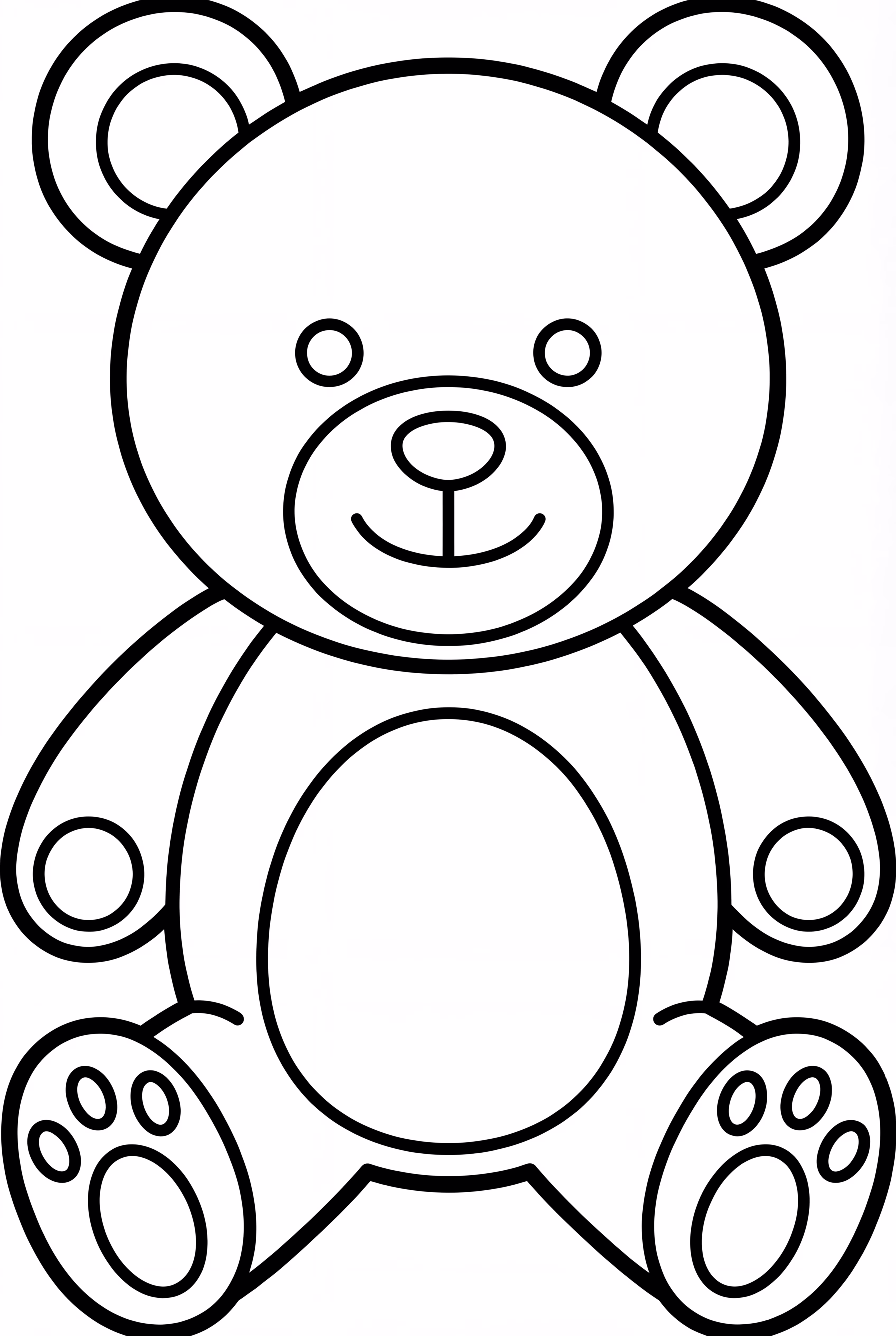 Simple Sitting Teddy Bear