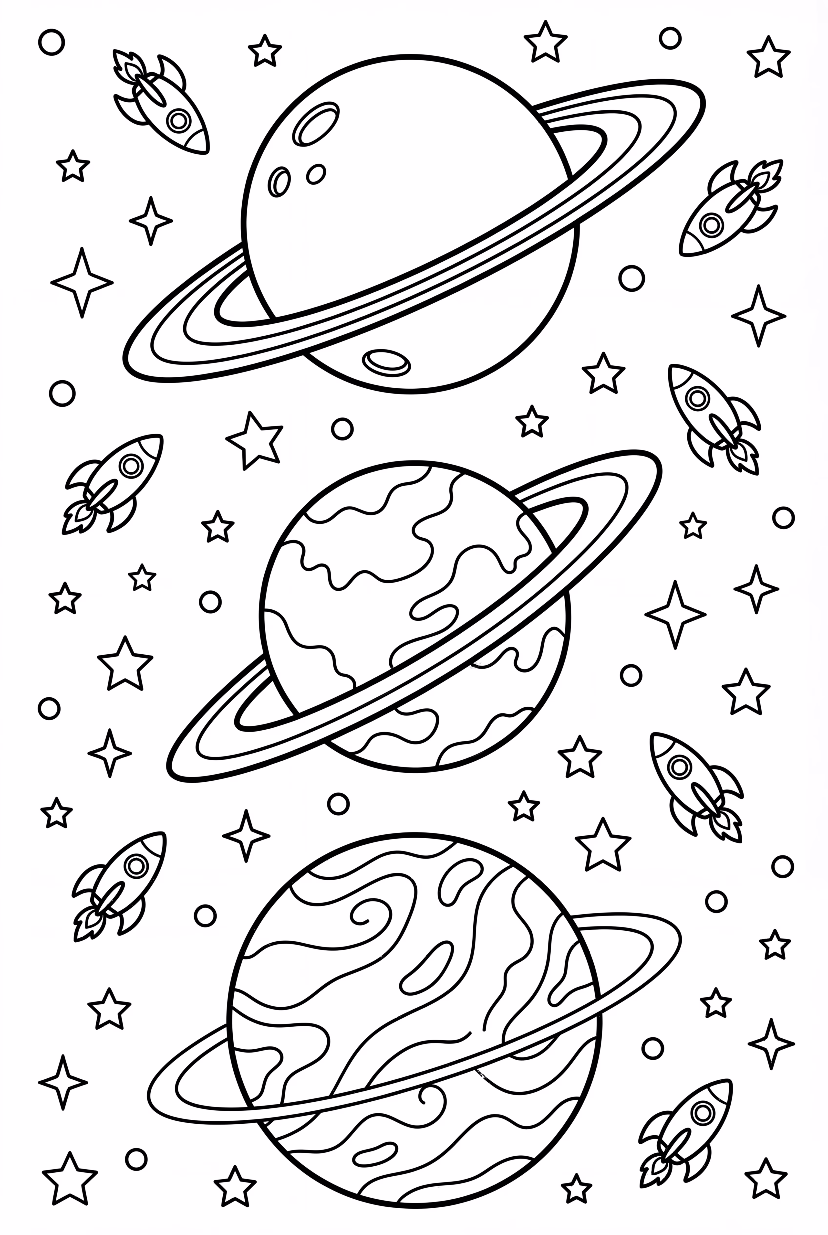 Simple Space Stars-2