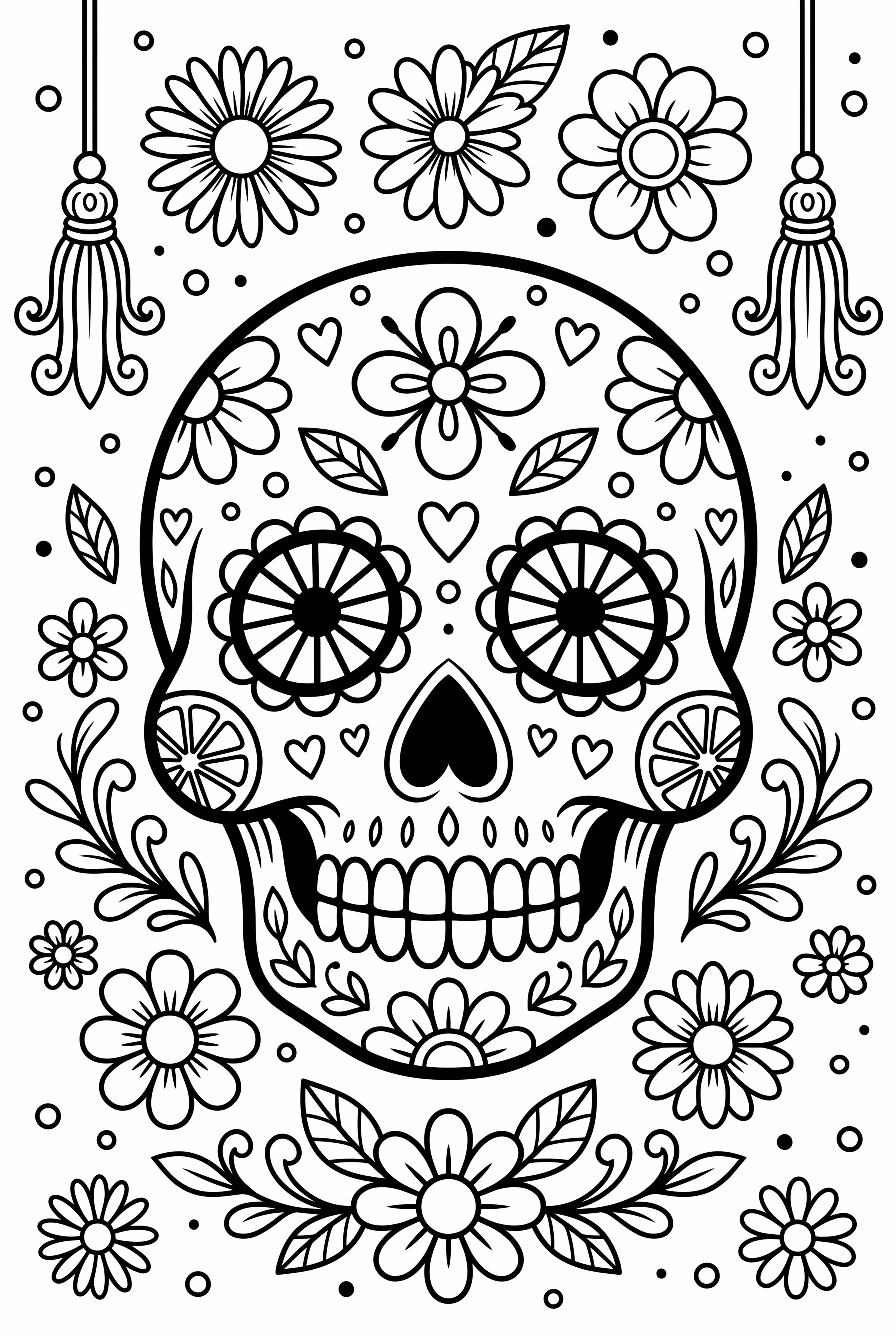 Simple sugar skull