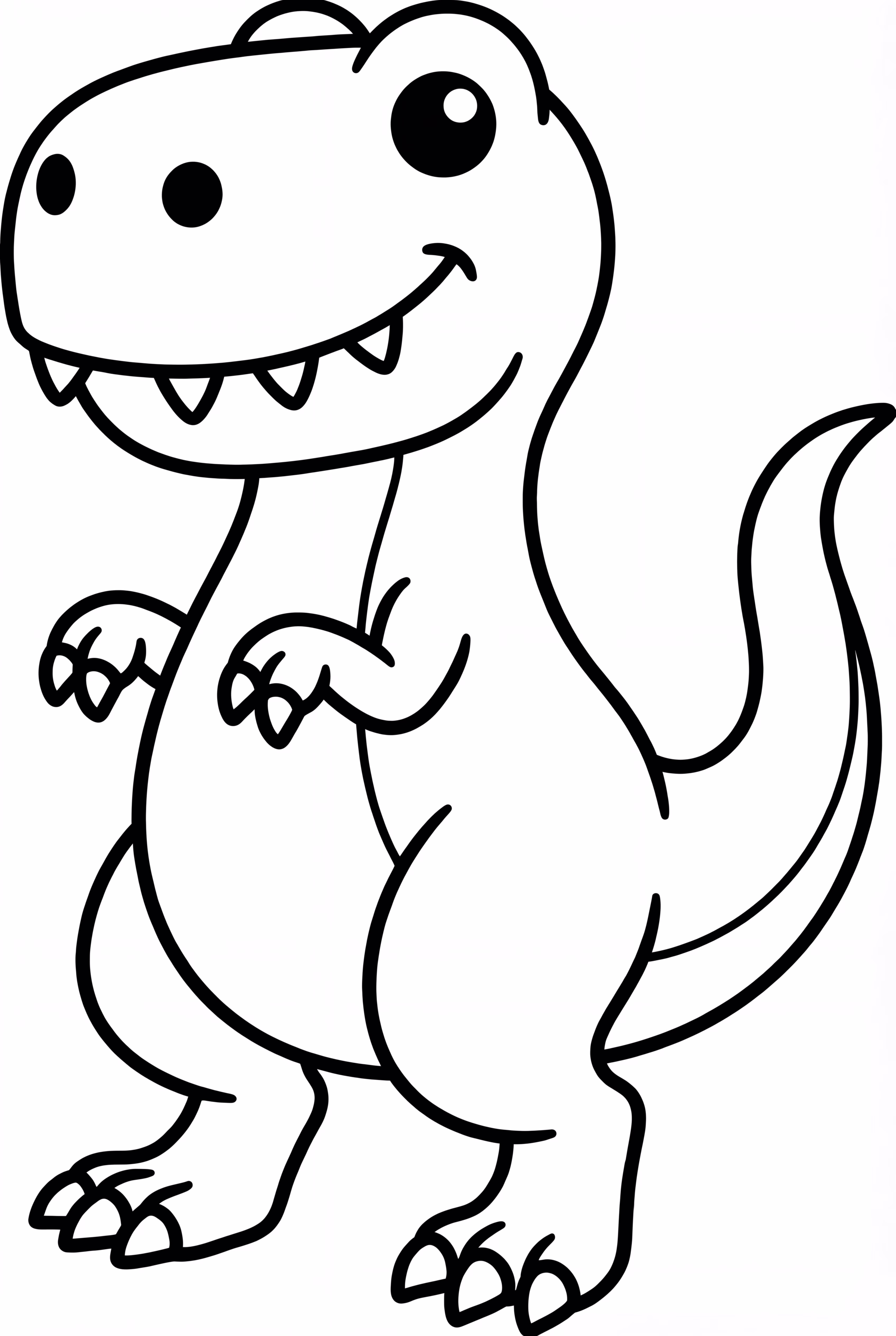 Simple T-Rex Outline