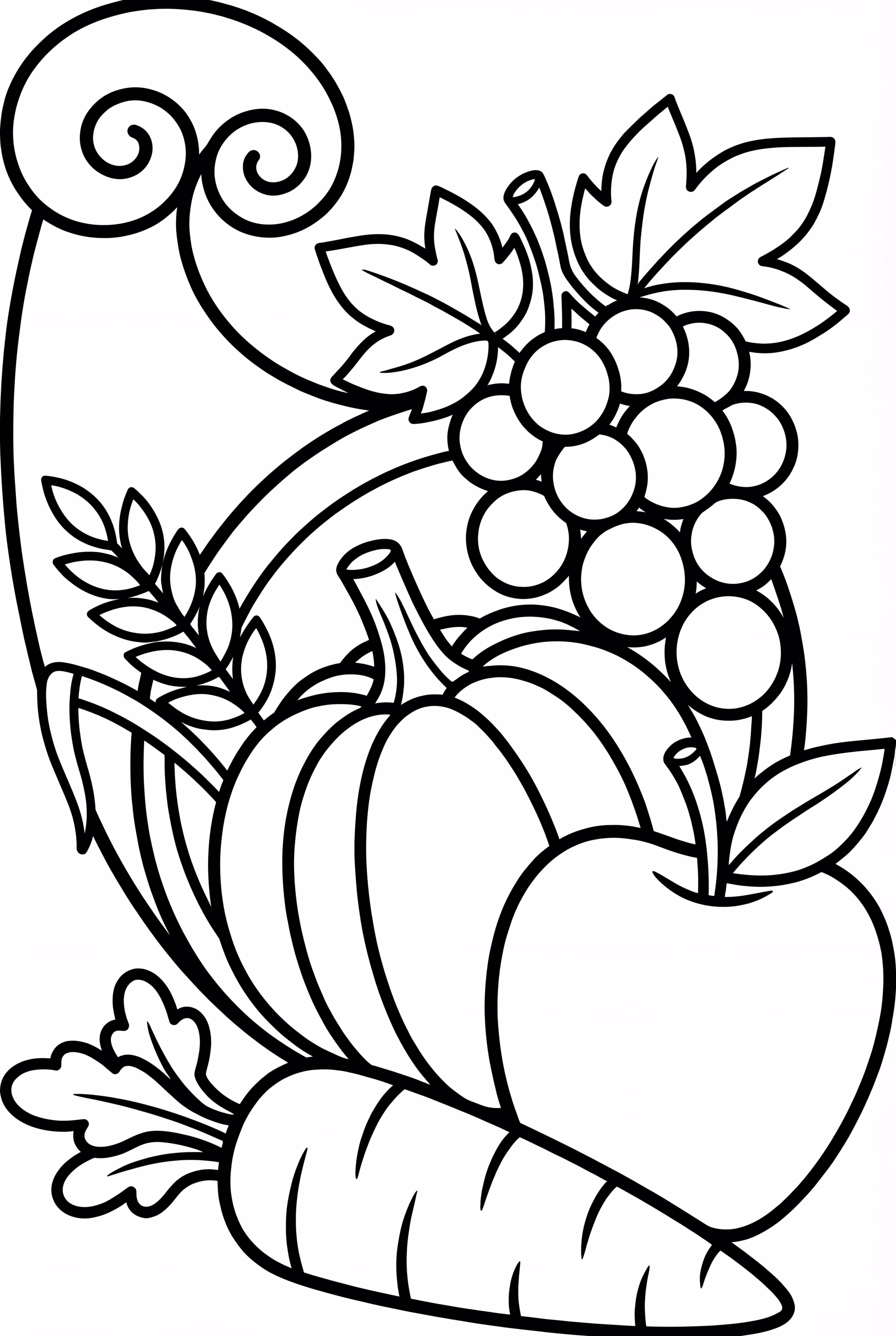 简单感恩节丰收角