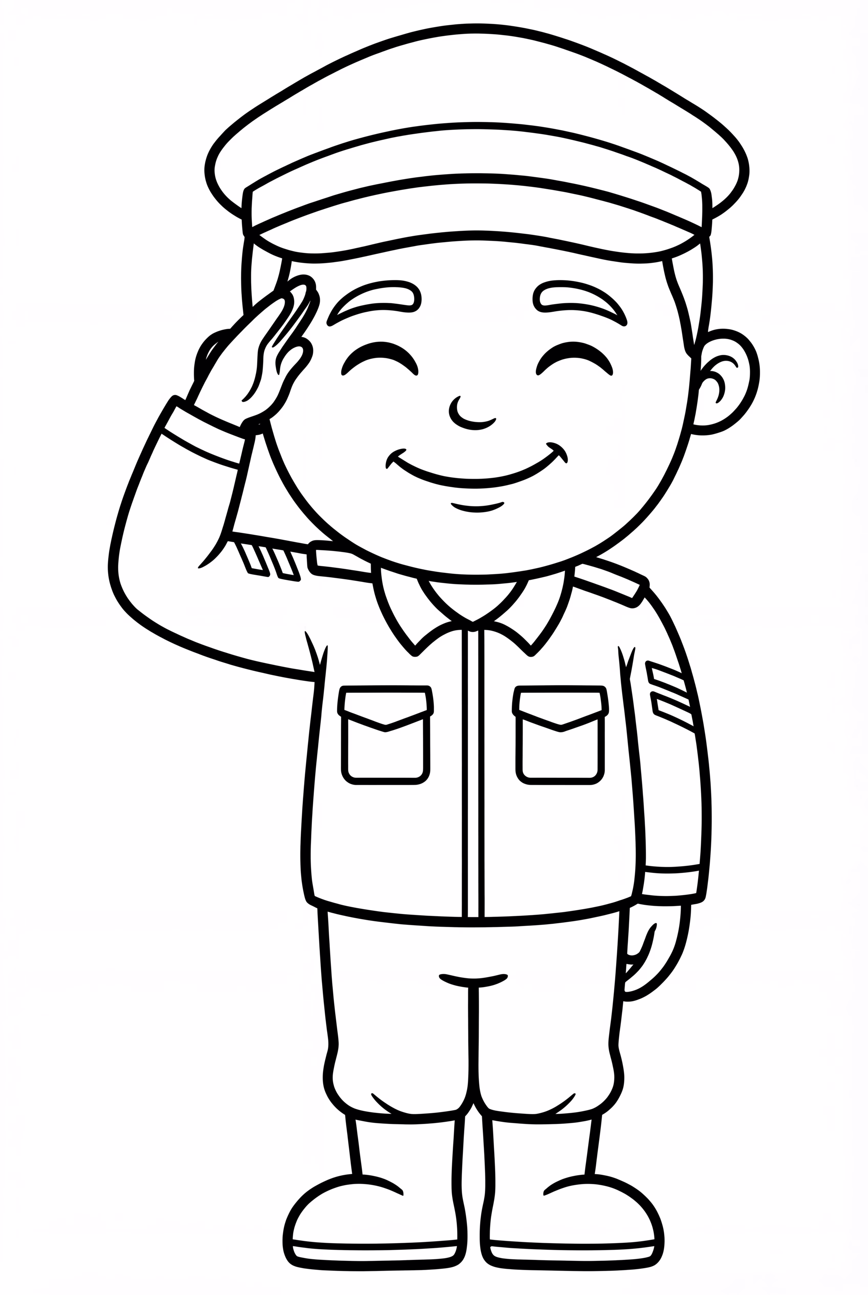 简单的退伍军人节敬礼