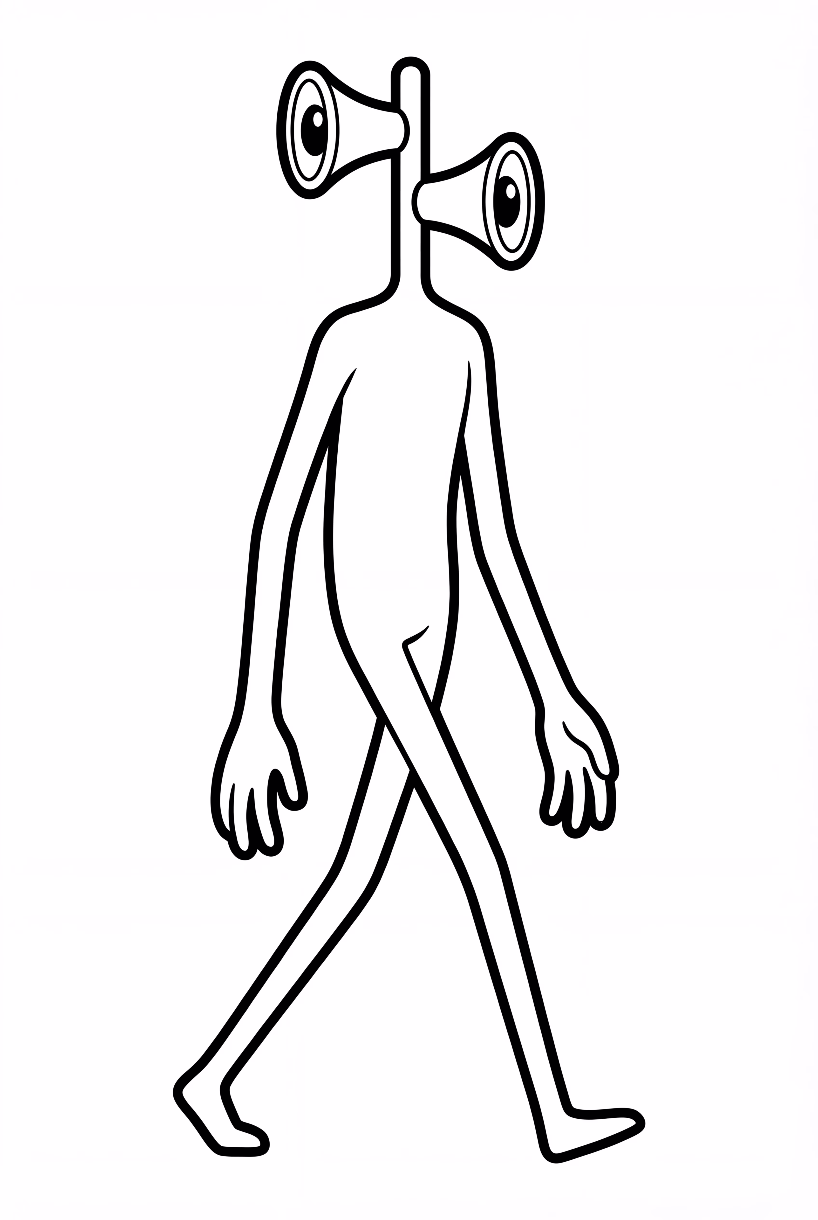 심플 워킹 사이렌 헤드