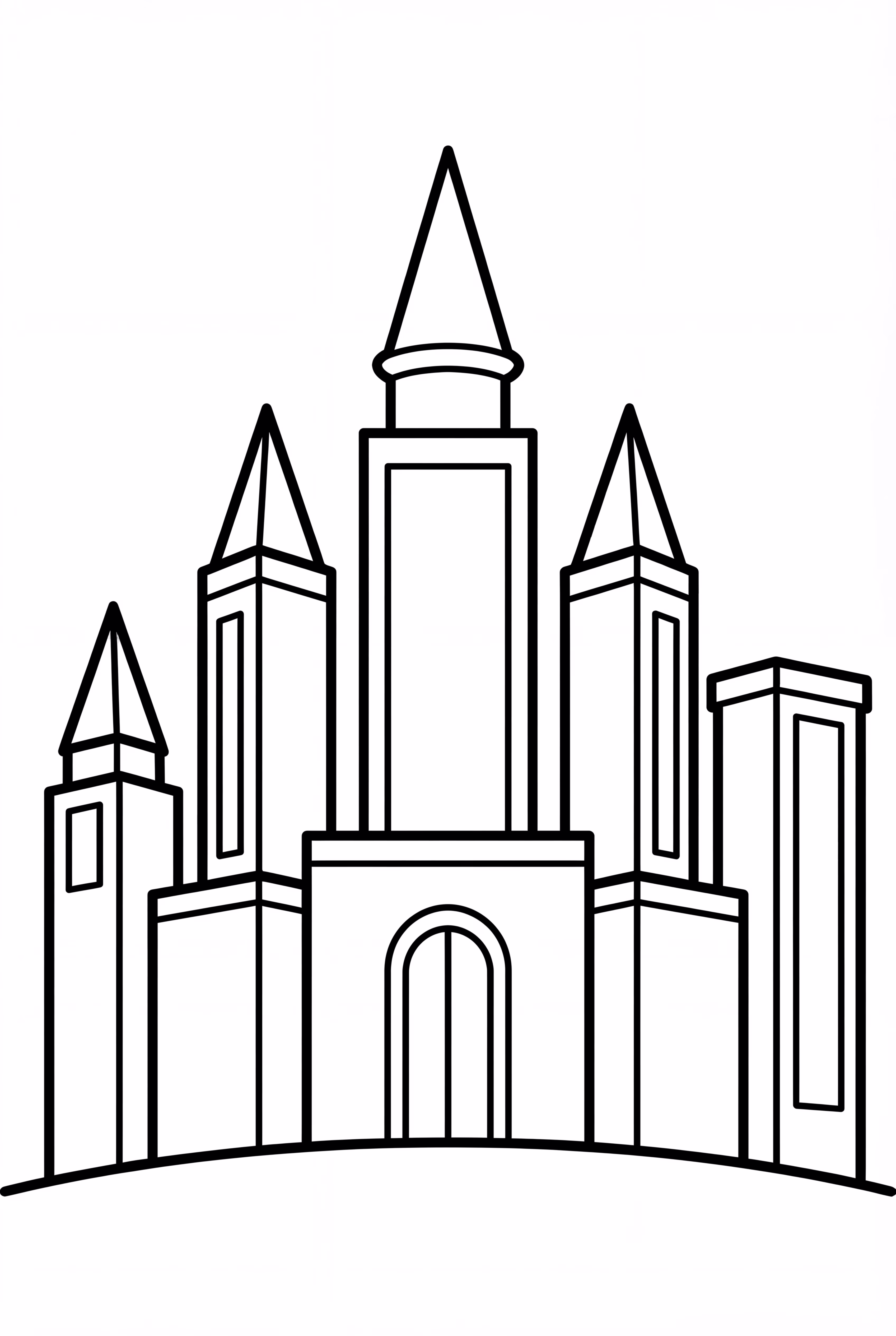 Simple Wicked Emerald City Skyline