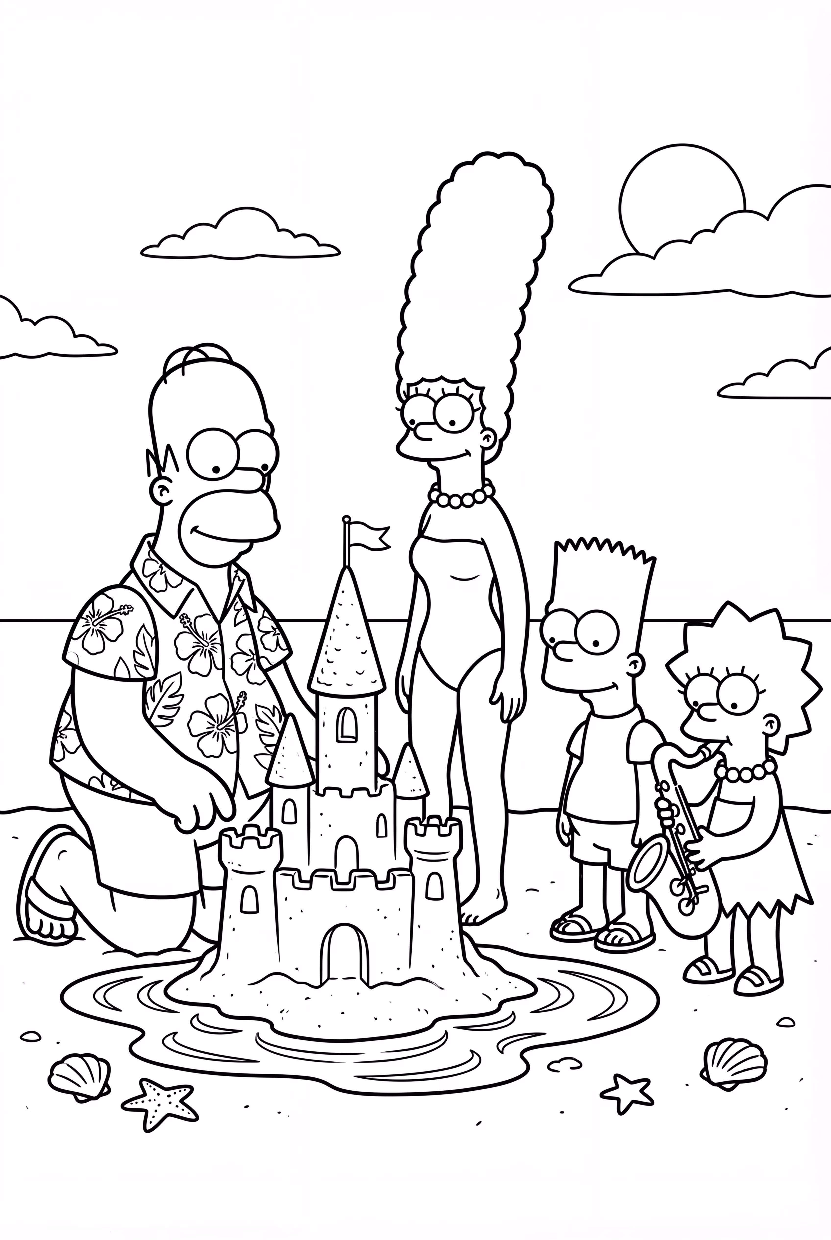 Simpsons Beach Vacation In Shelbyville