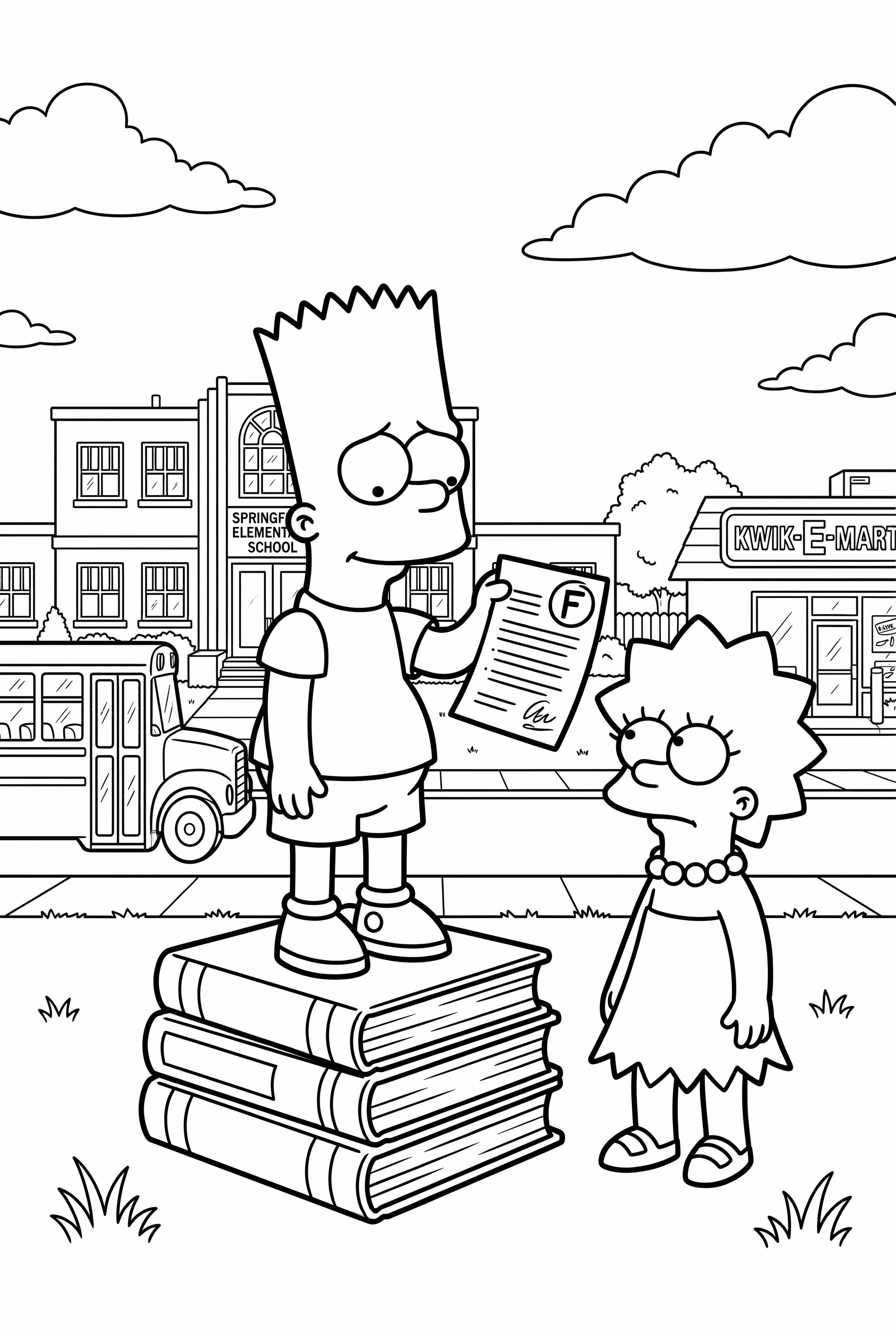 Simpsons Springfield Elementary School Day