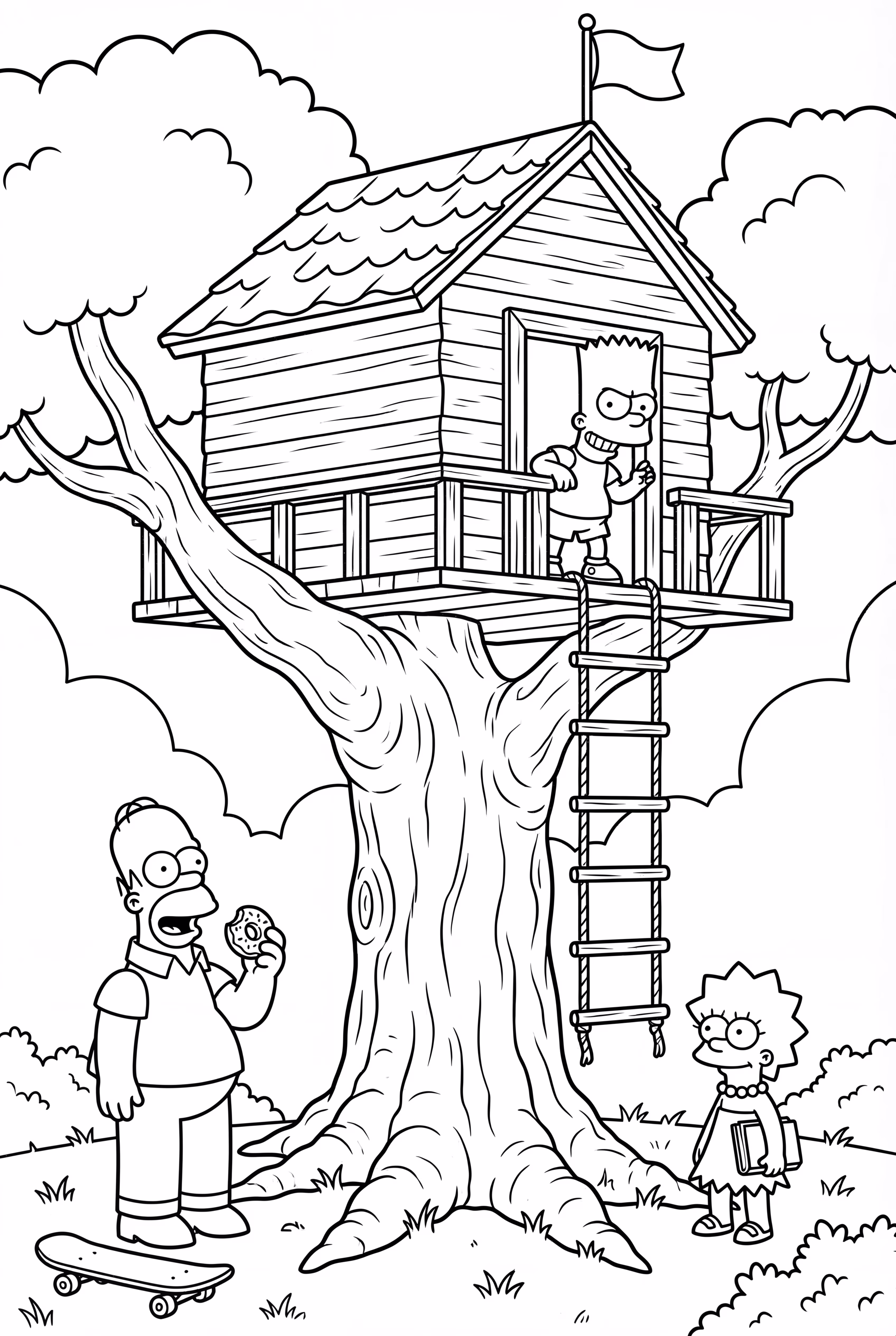 Simpsons Treehouse Hideout Adventure