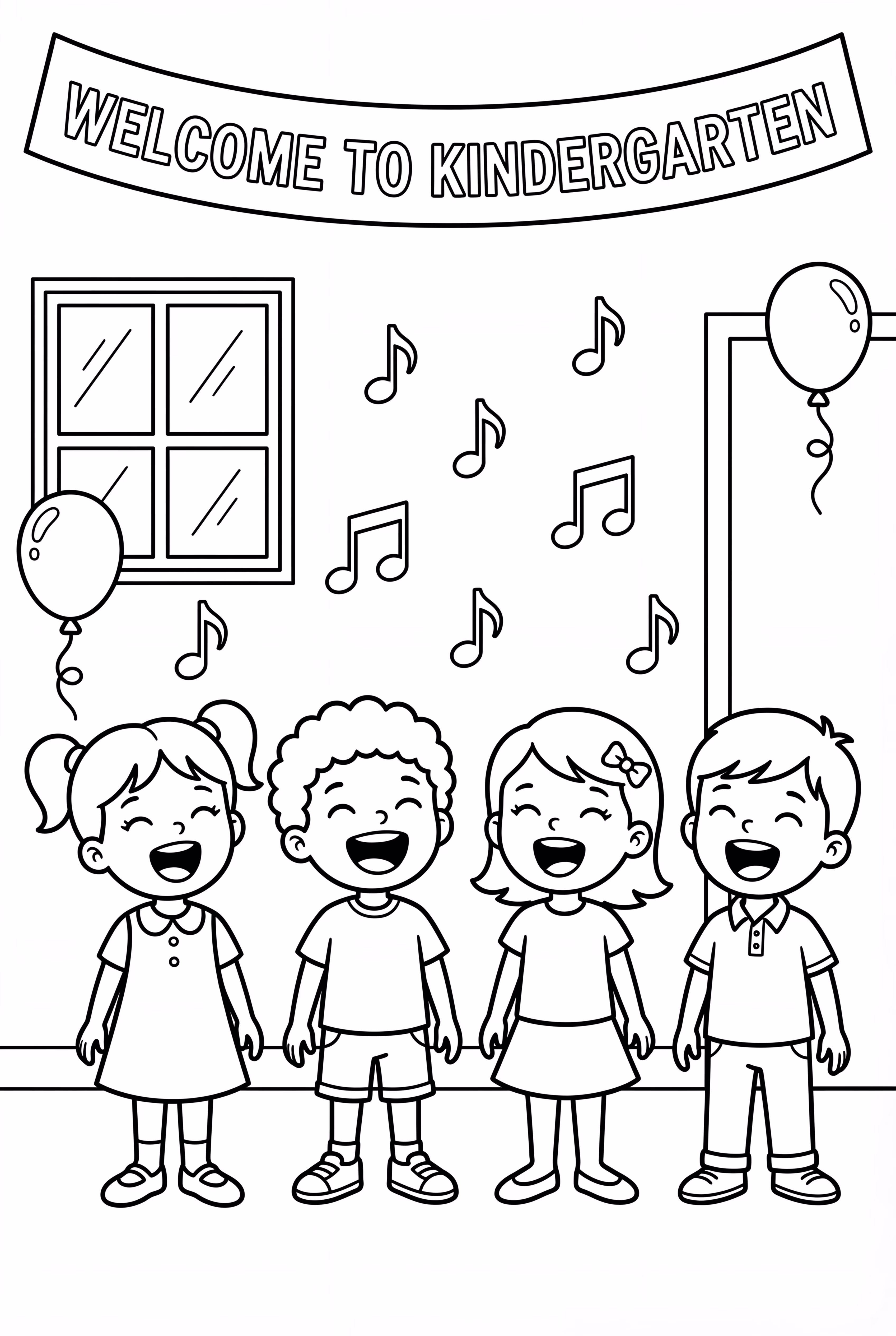 Singing Songs Welcome To Kindergarten