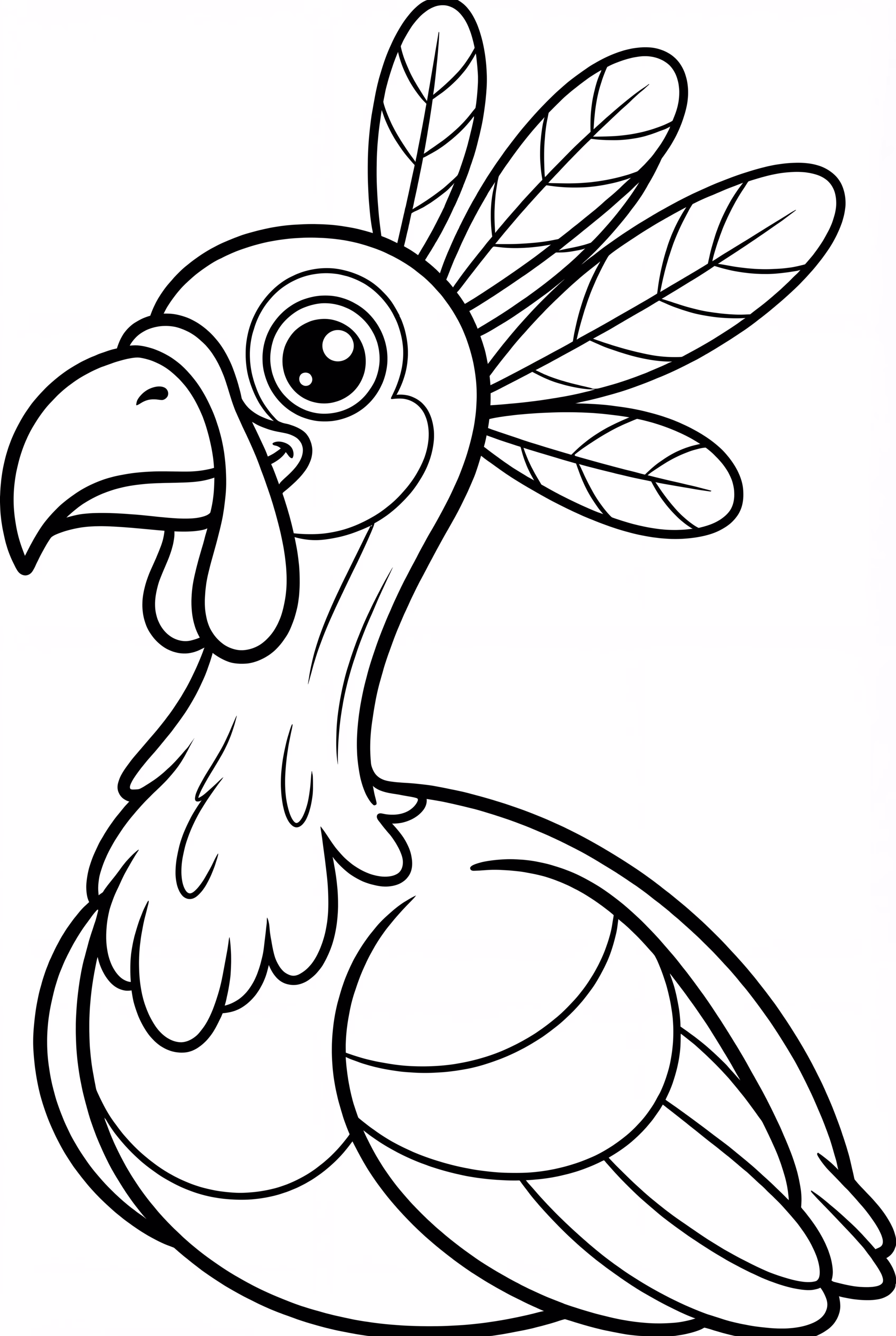 Single Turkey Feather