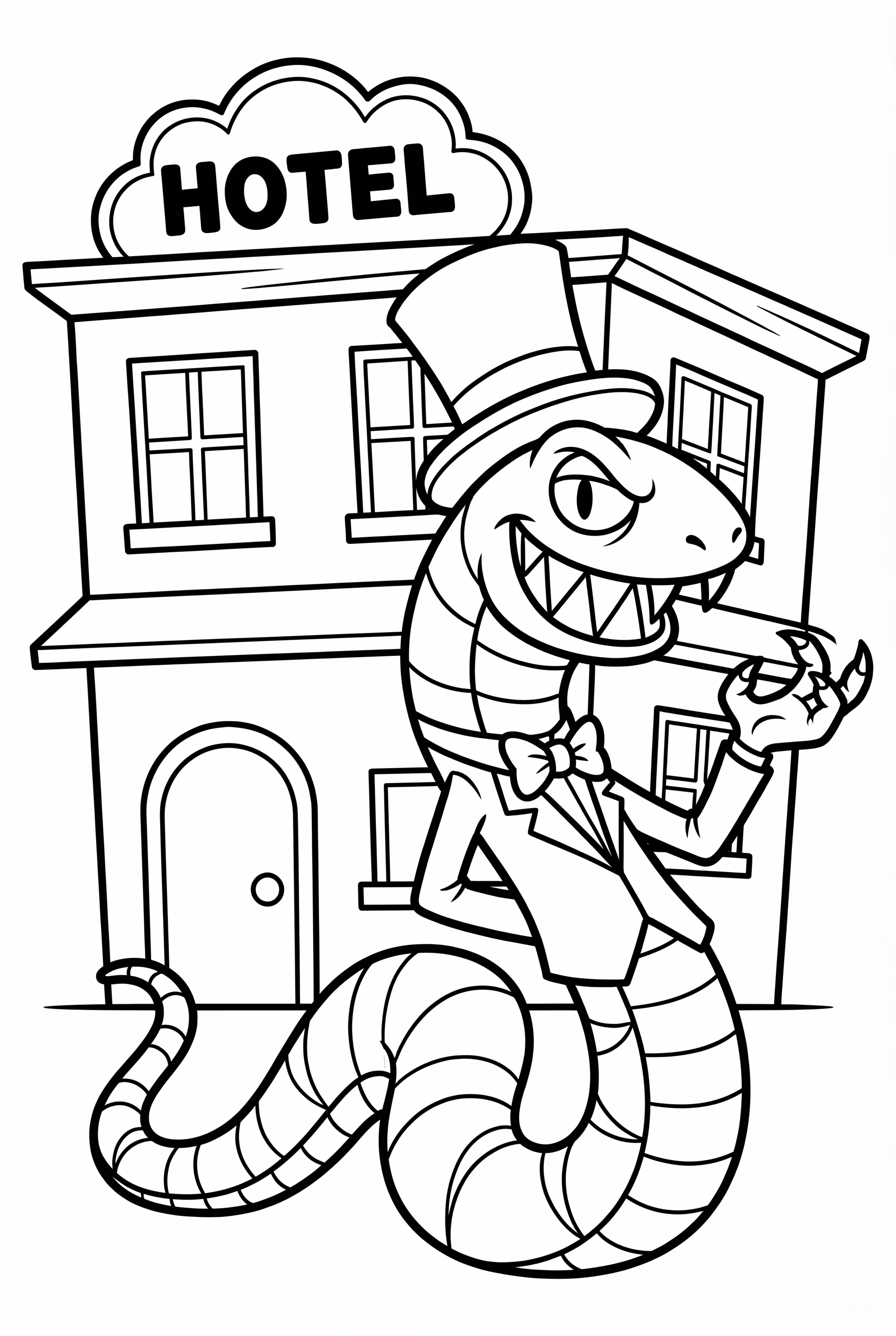 Sir Pentious intenta infiltrarse en el Hazbin Hotel