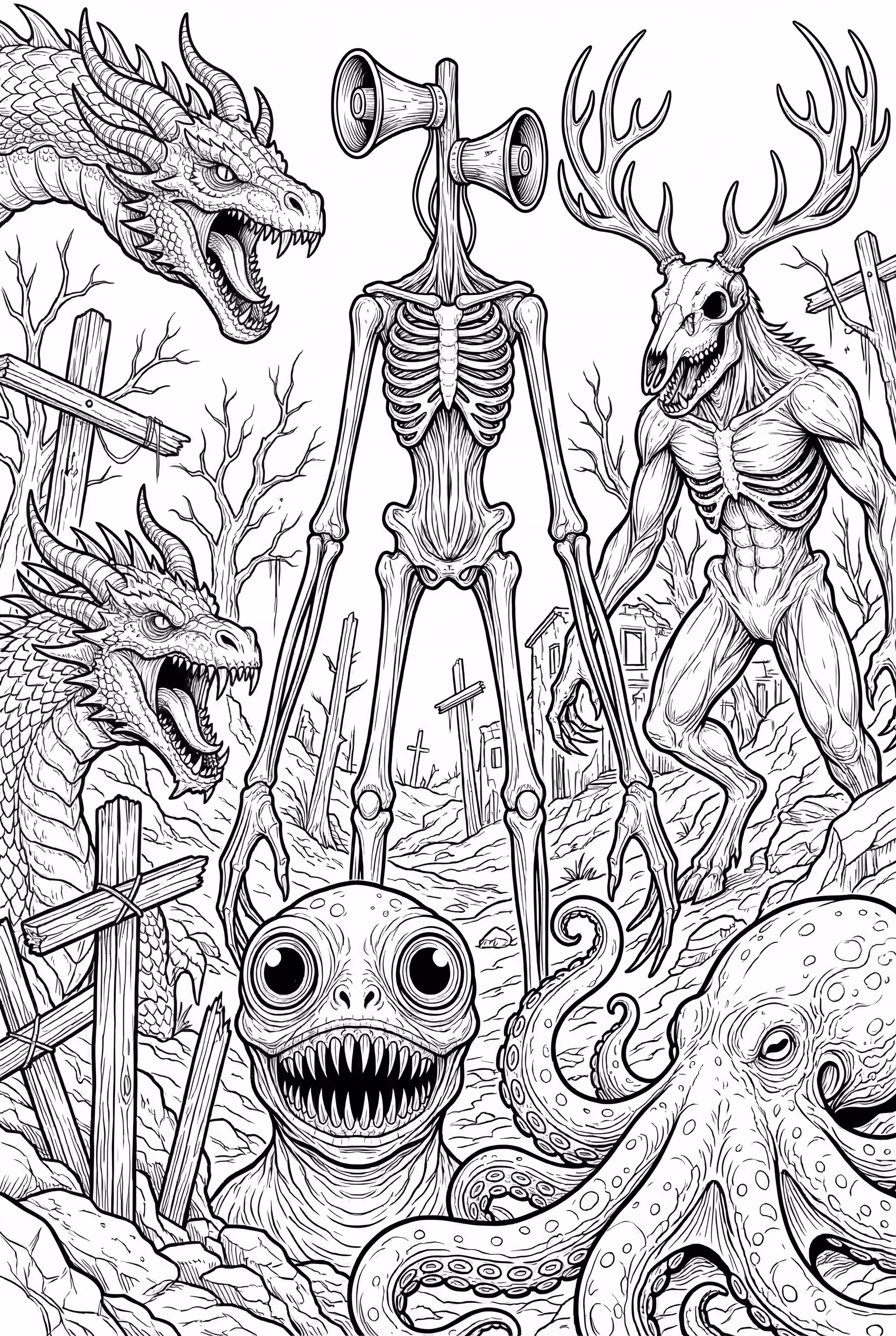 Siren Head And Other Henderson Monsters