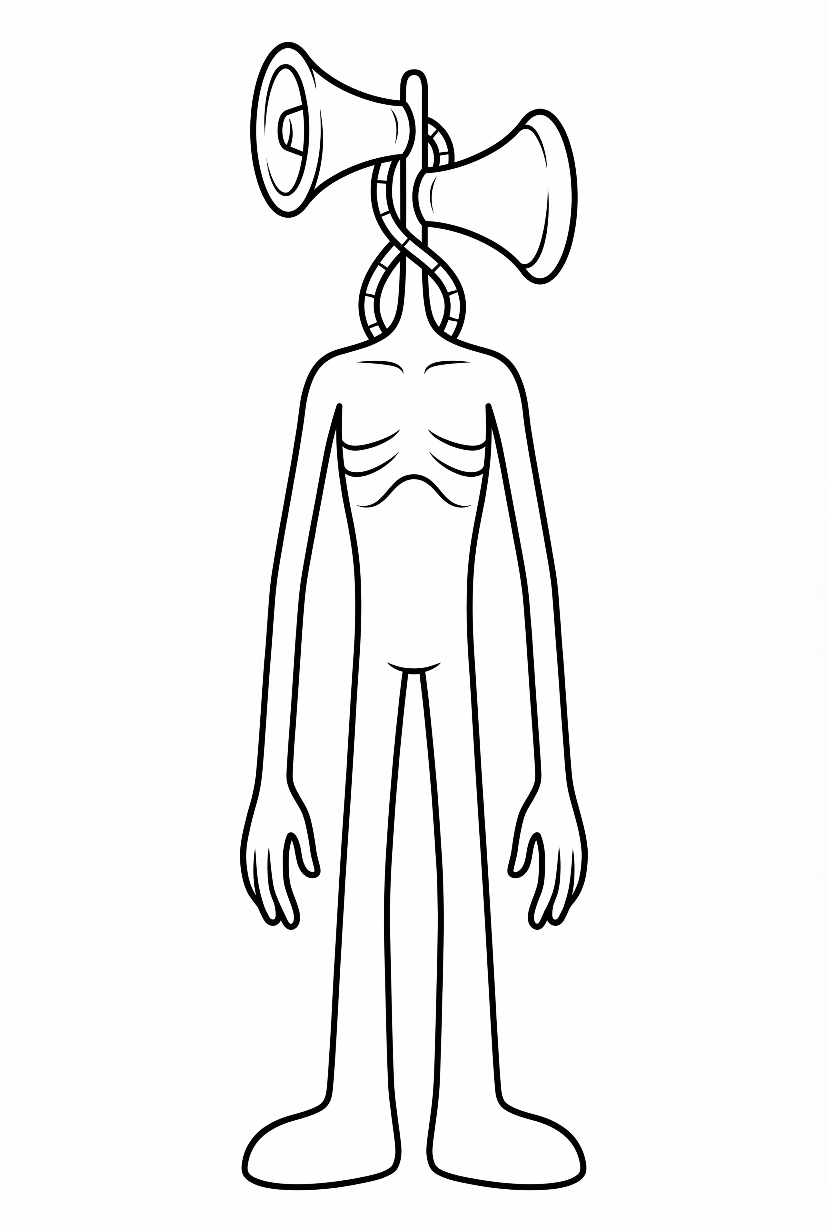 Siren Head And The Moon