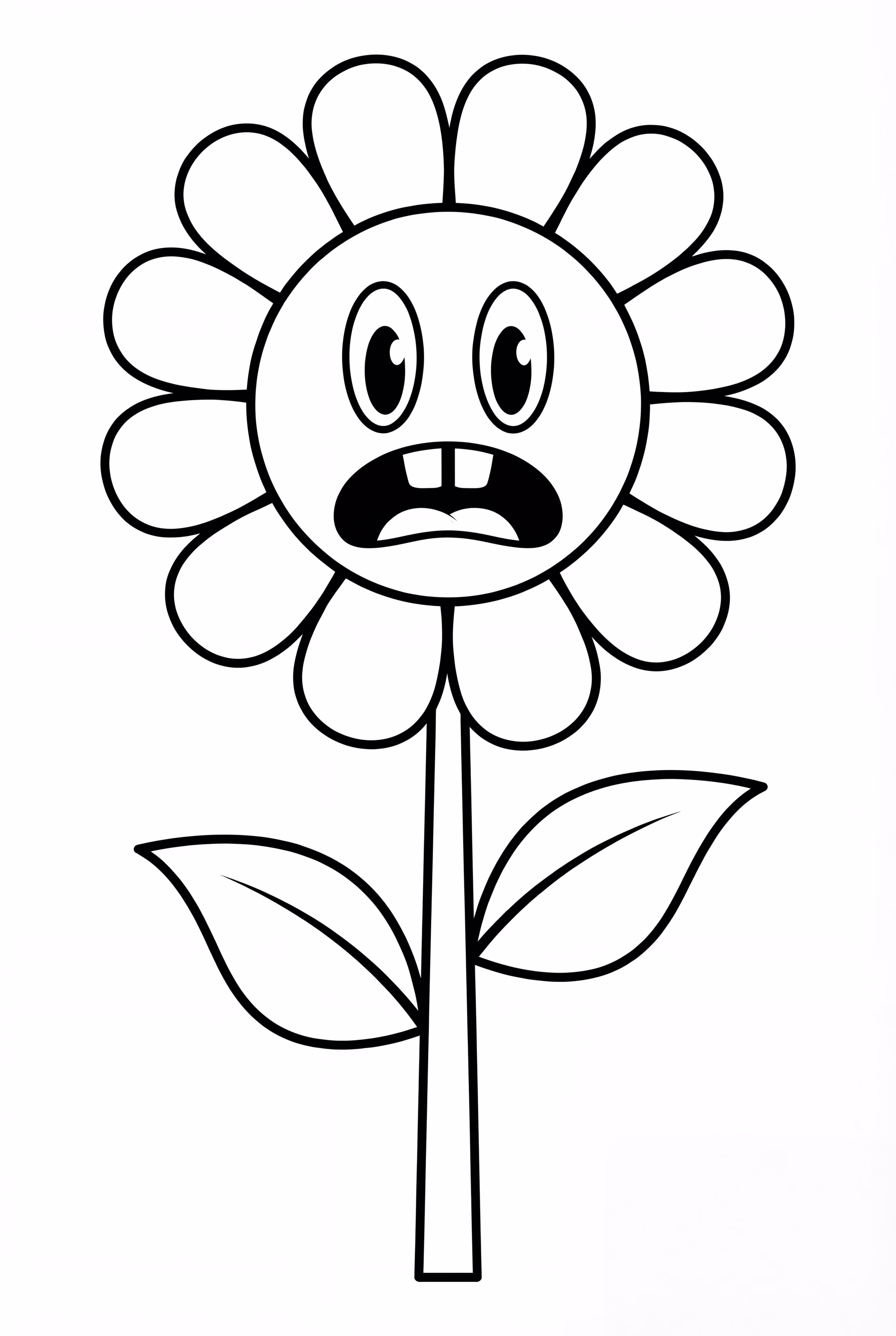 Siren Head As A Tall Flower