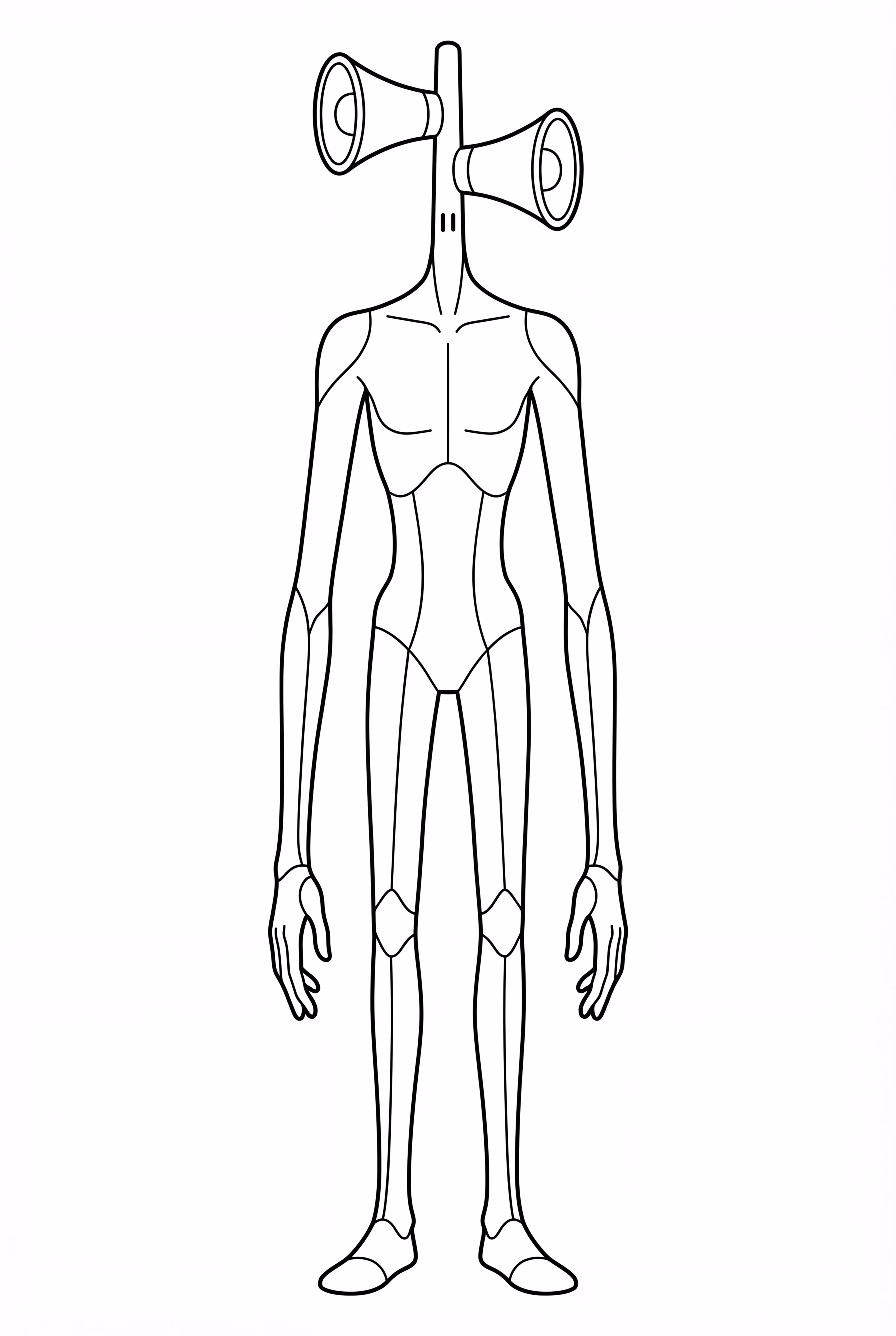 Siren Head Full Body Portrait